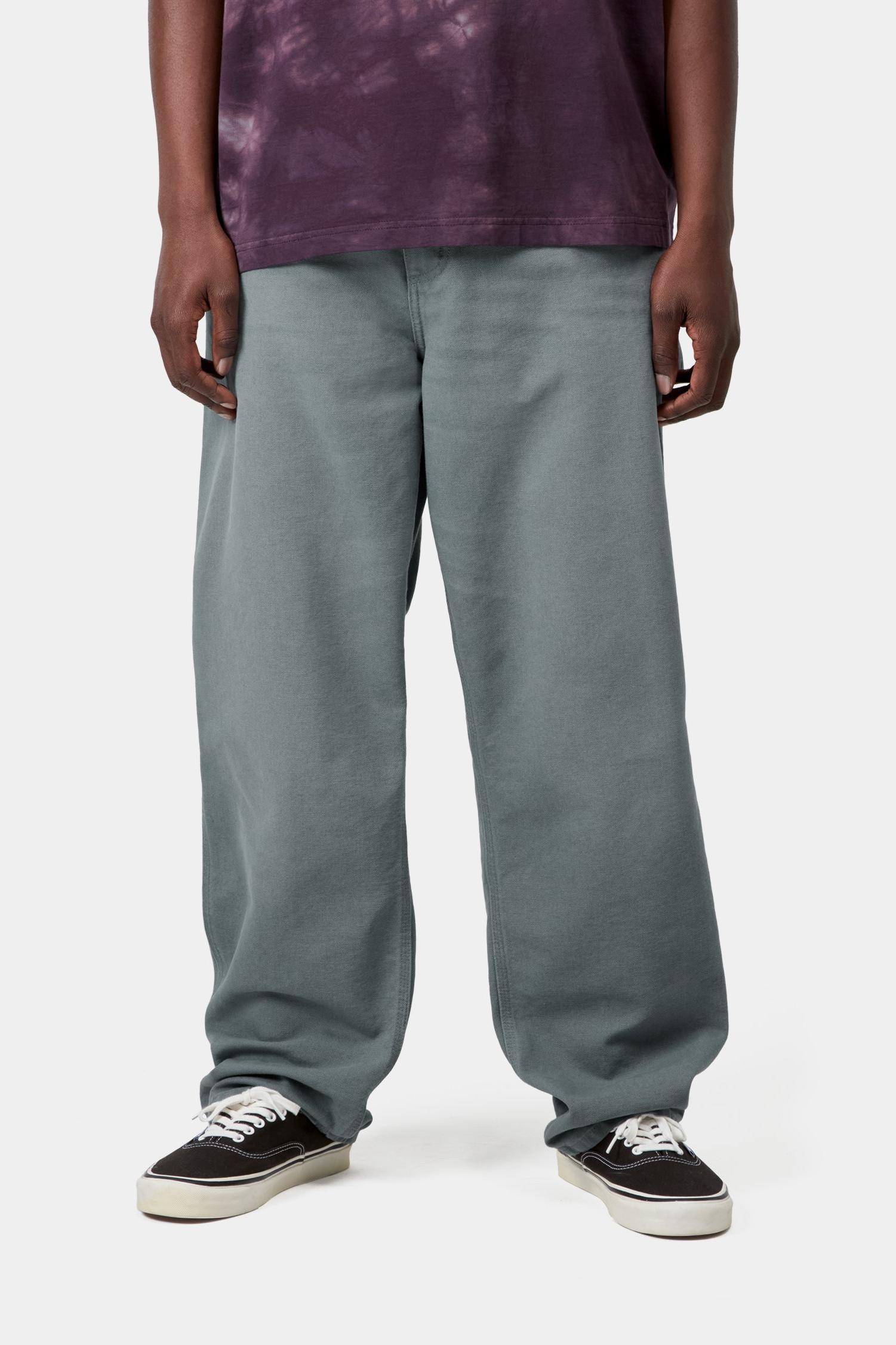 Single Knee Pant - Stone Canvas Cozy Blue