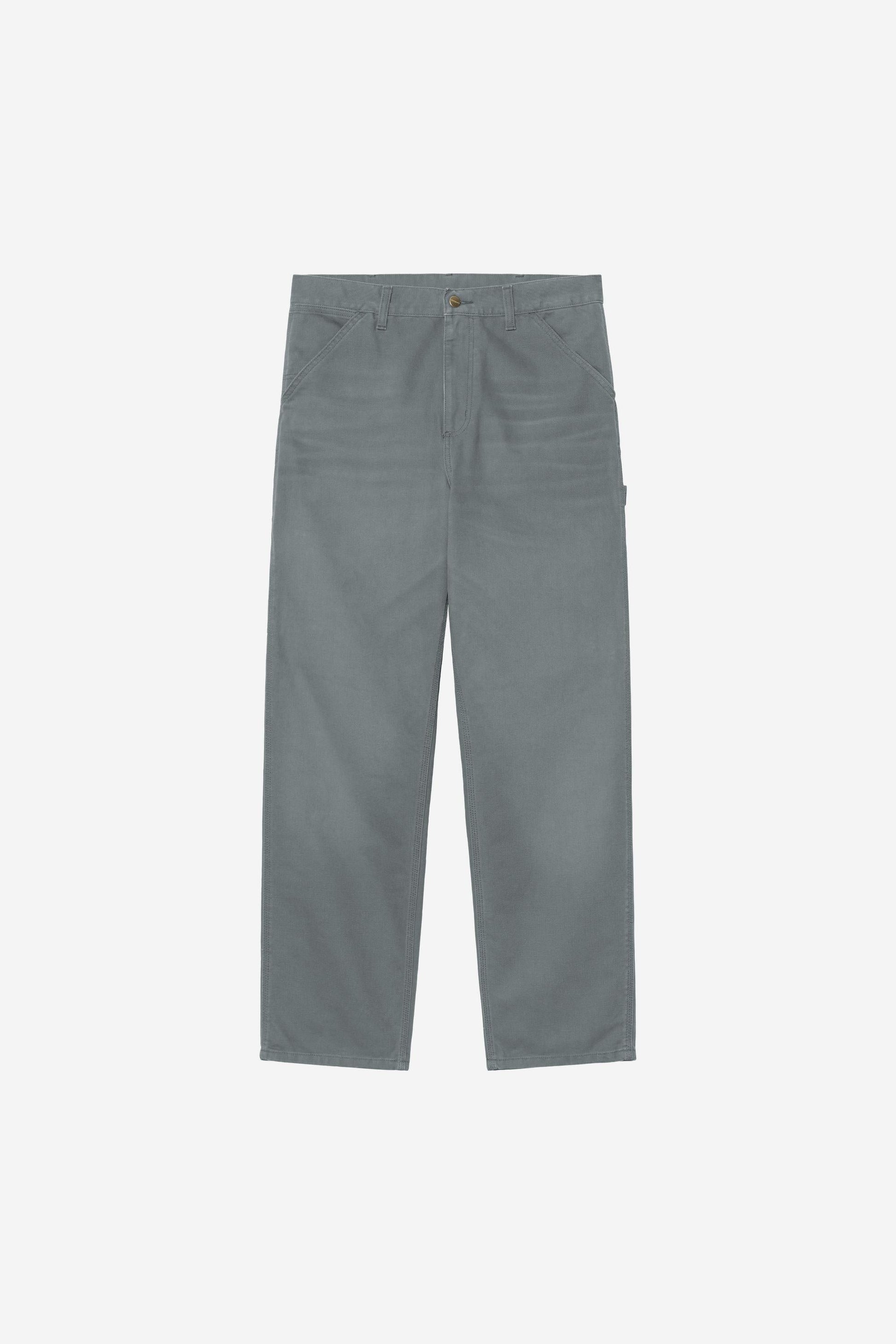 Single Knee Pant - Stone Canvas Cozy Blue