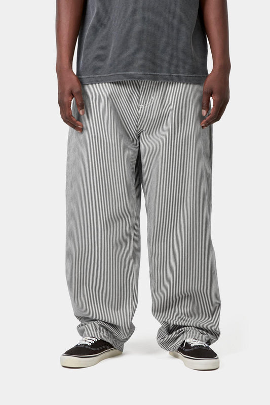 Mercer Stripe Single Knee Pant Graphite / Wax (Stone Washed)