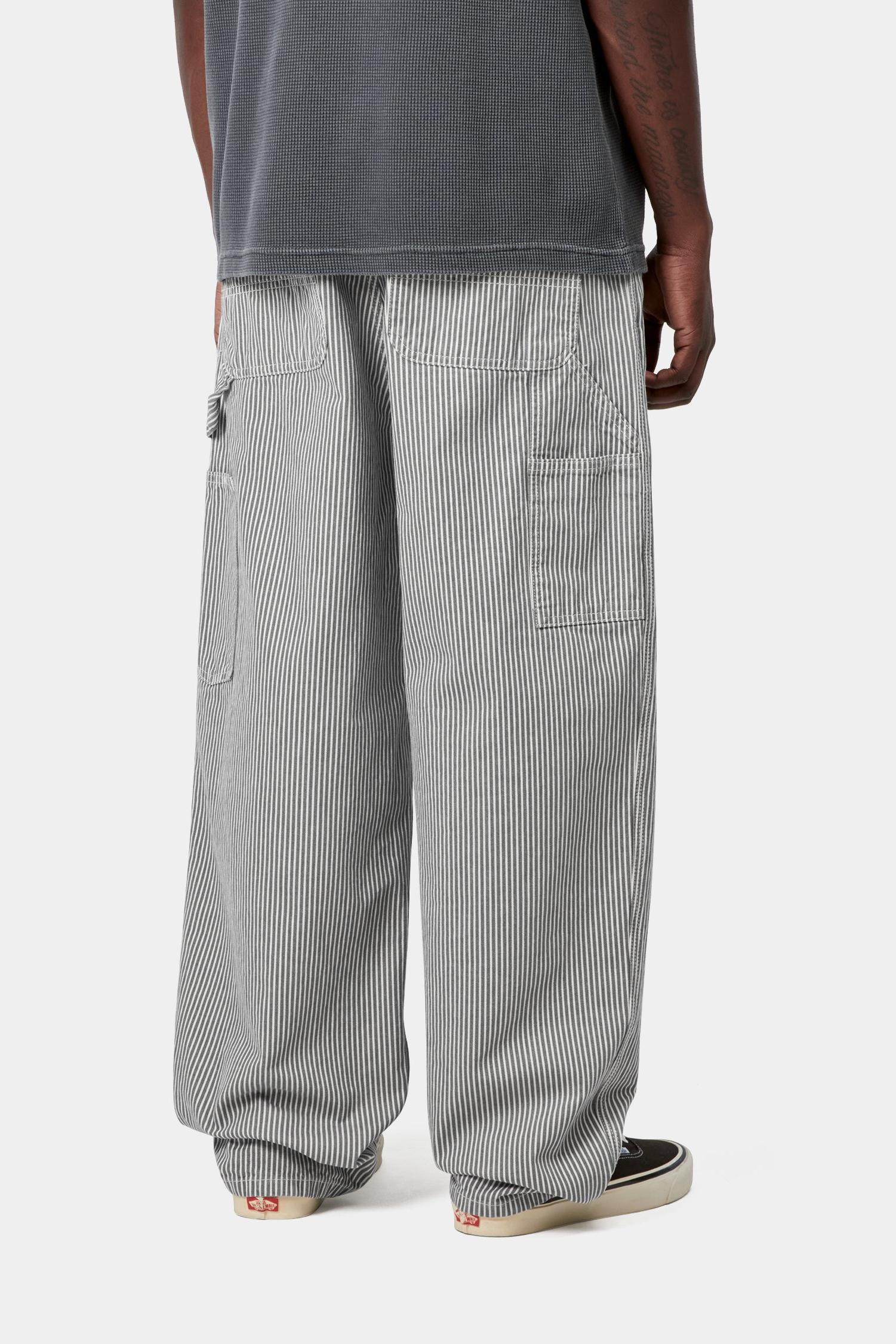 Mercer Stripe Single Knee Pant Graphite / Wax (Stone Washed)