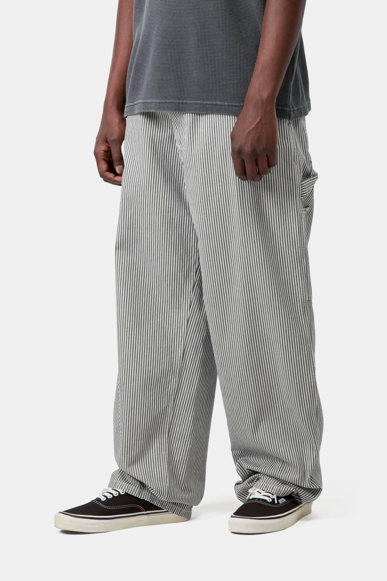 Mercer Stripe Single Knee Pant Graphite / Wax (Stone Washed)