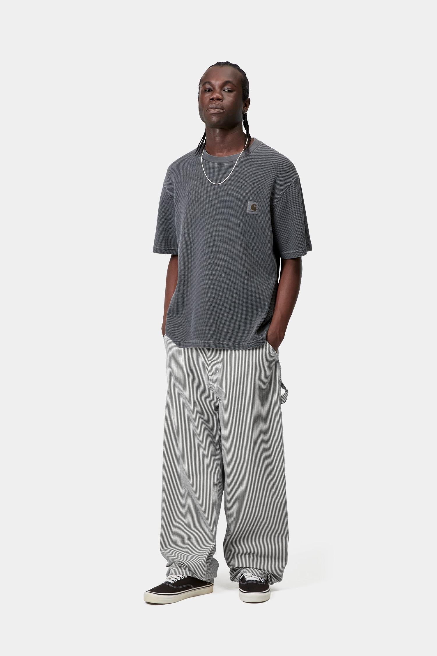 Mercer Stripe Single Knee Pant Graphite / Wax (Stone Washed)