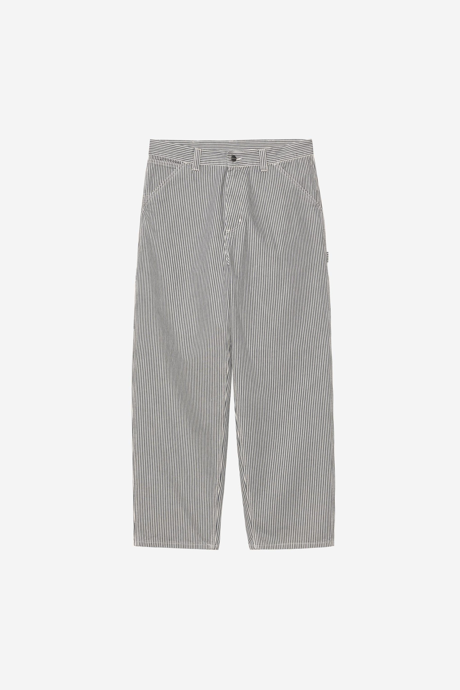Mercer Stripe Single Knee Pant Graphite / Wax (Stone Washed)
