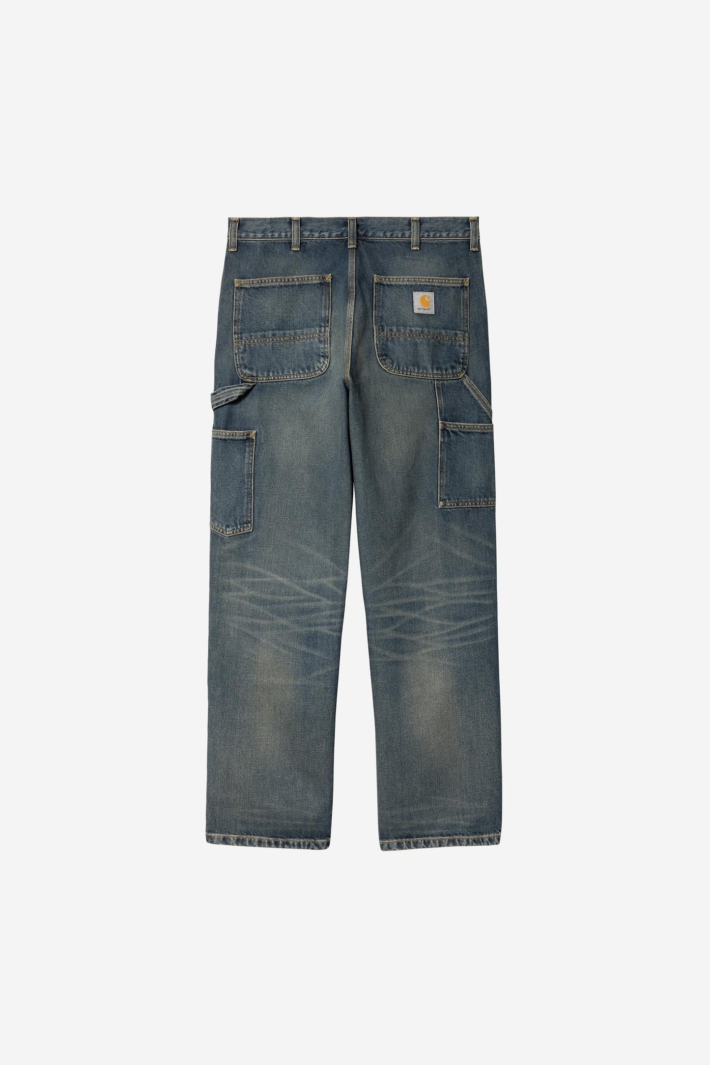 Double Knee Pant - Denim Blue (Worn Used Wash)