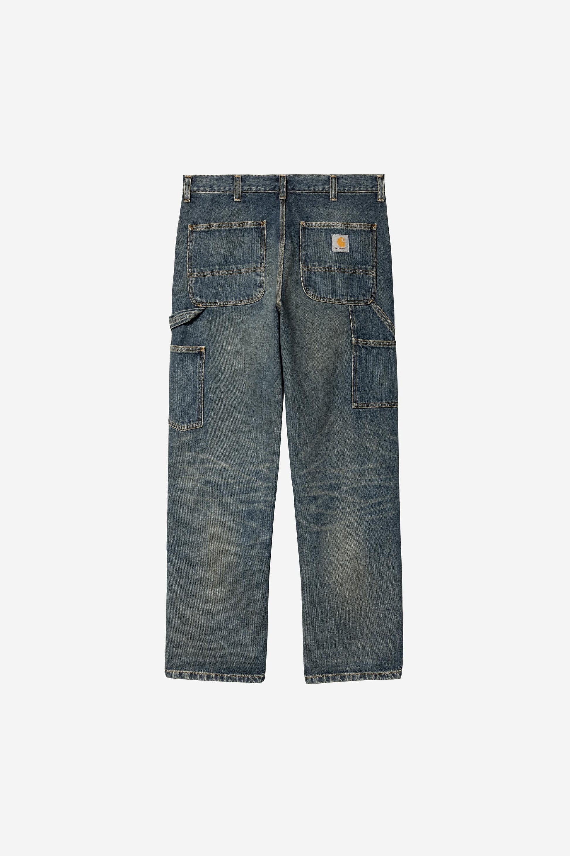 Double Knee Pant - Denim Blue (Worn Used Wash)