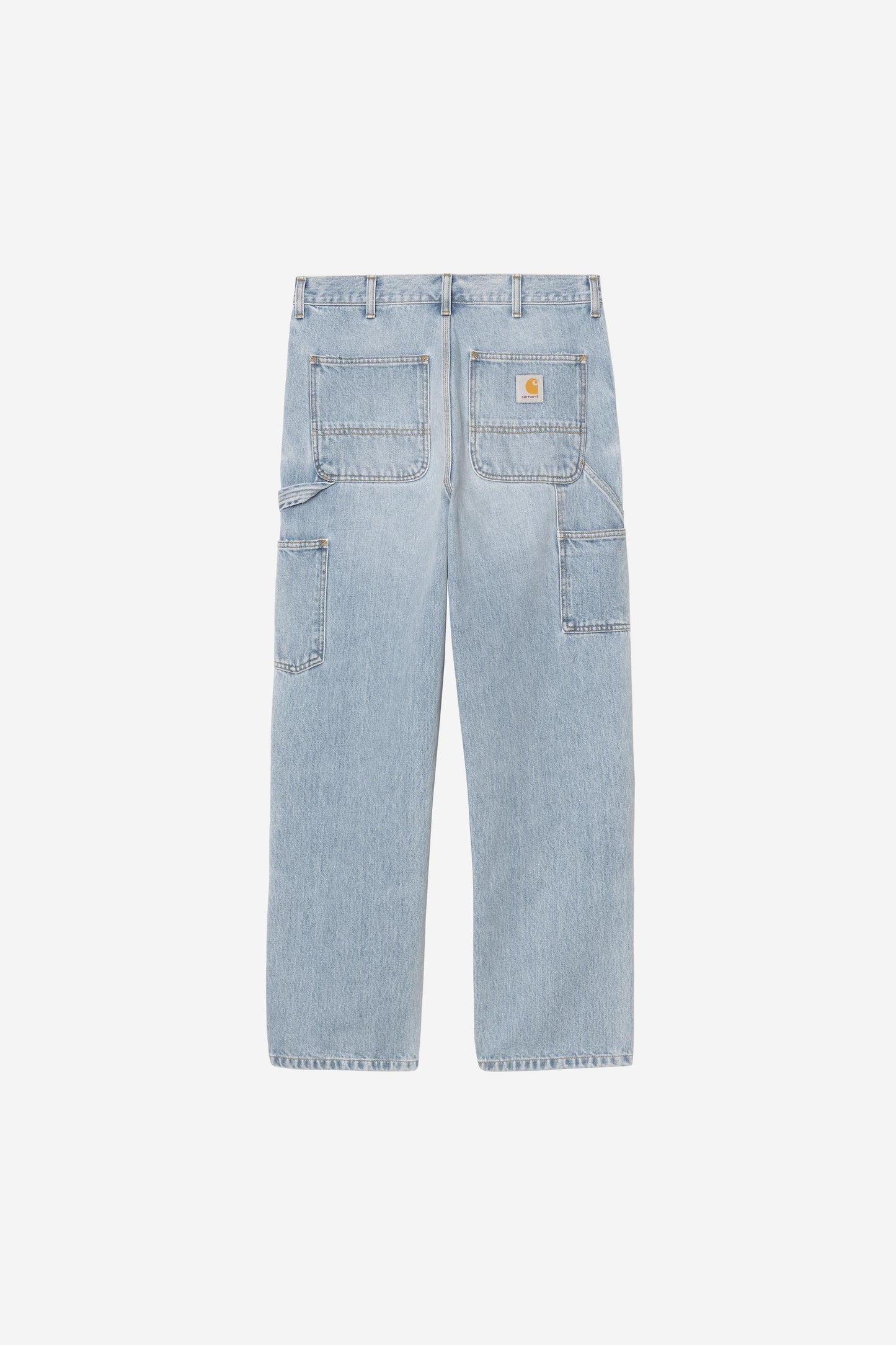 Double Knee Pant - Denim Blue (Heavy Worn Bleached)