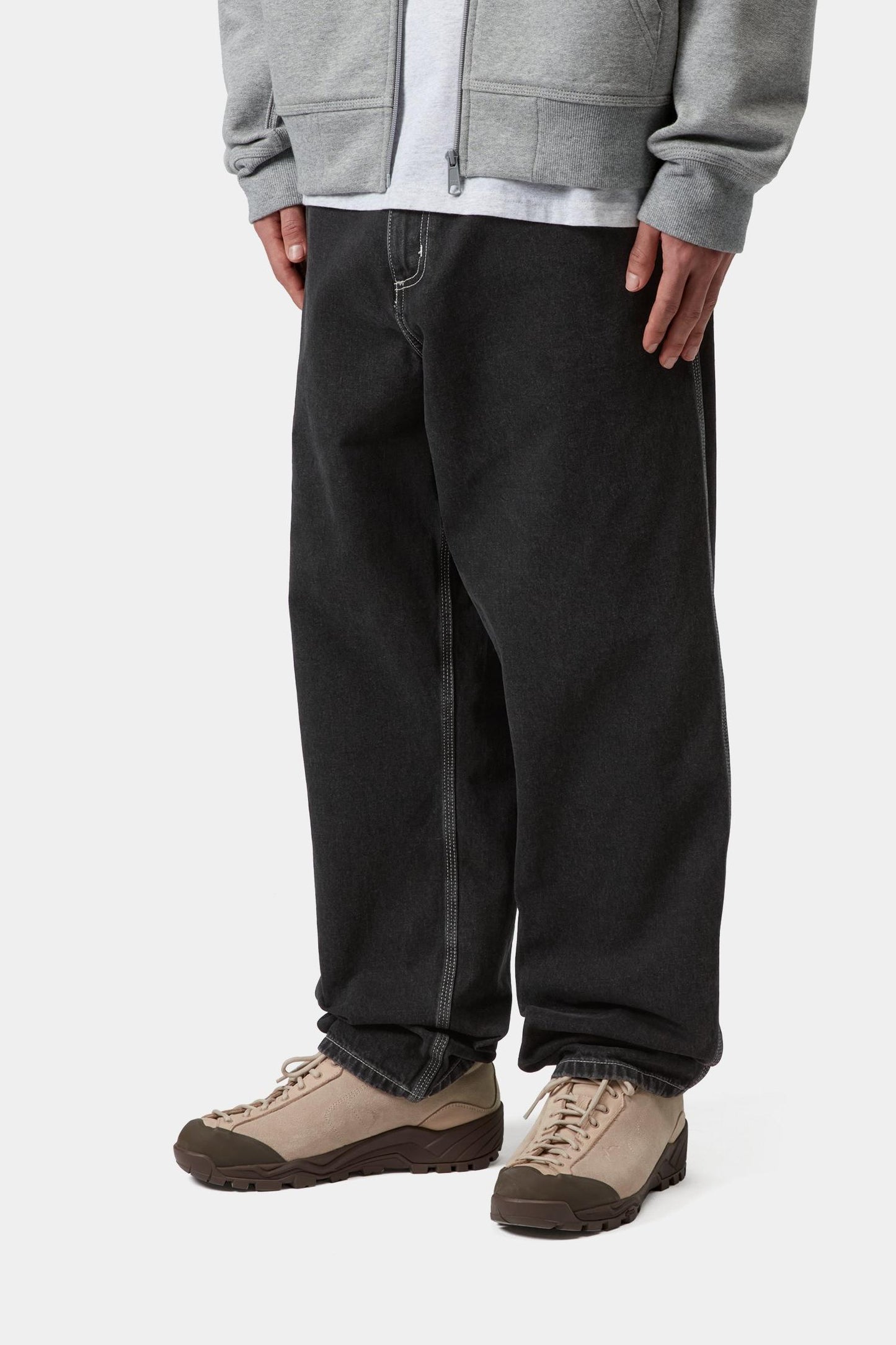 Simple Pant - Denim Black (Stone Washed)