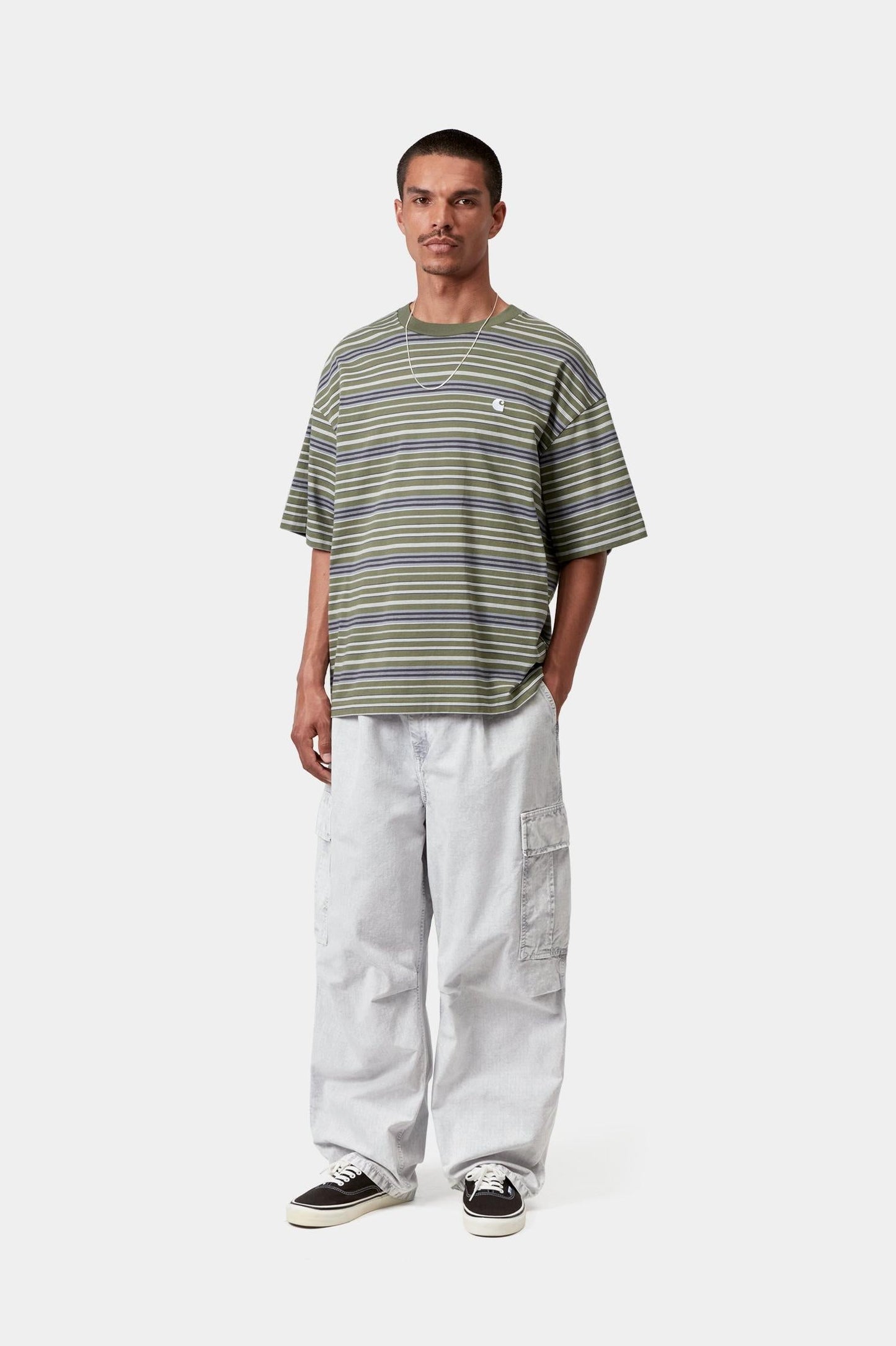 Cole Cargo Pant Mirror (Chalk Wash)