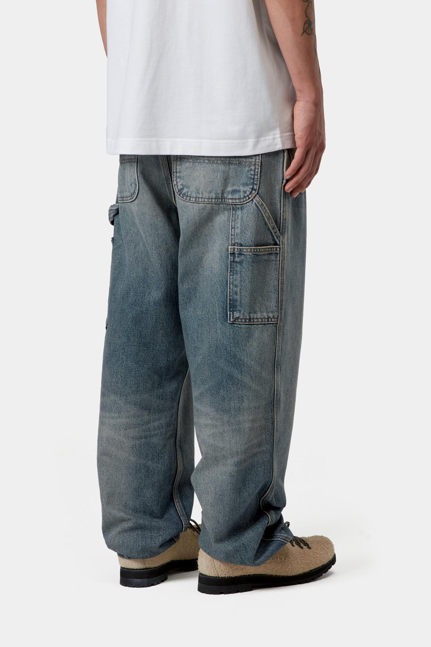 Single Knee Pant - Denim Blue (Worn Used Wash)