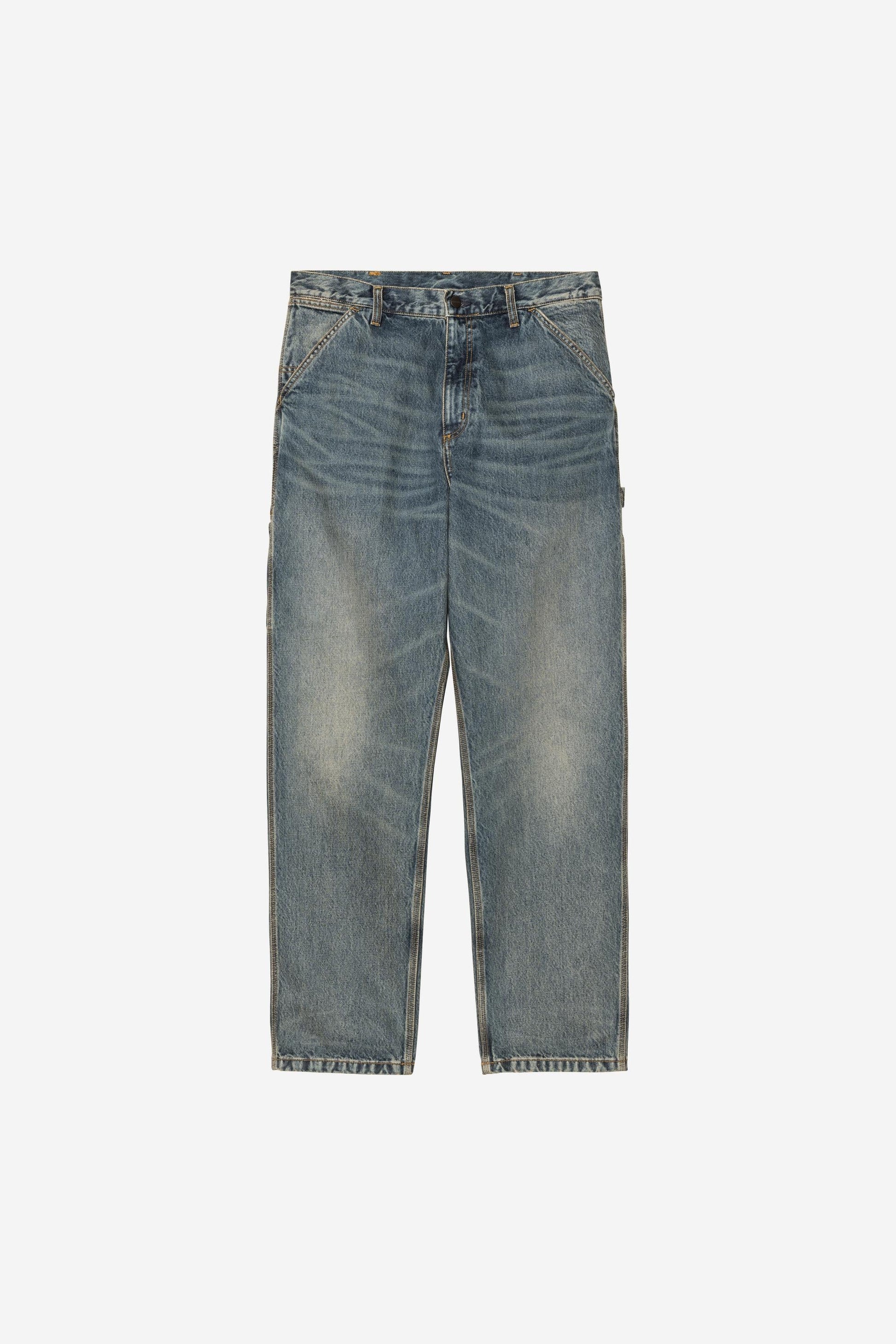 Single Knee Pant - Denim Blue (Worn Used Wash)