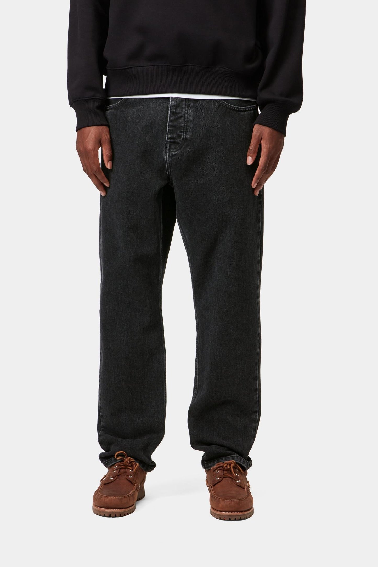 Newel Pant Black (Stone Washed)