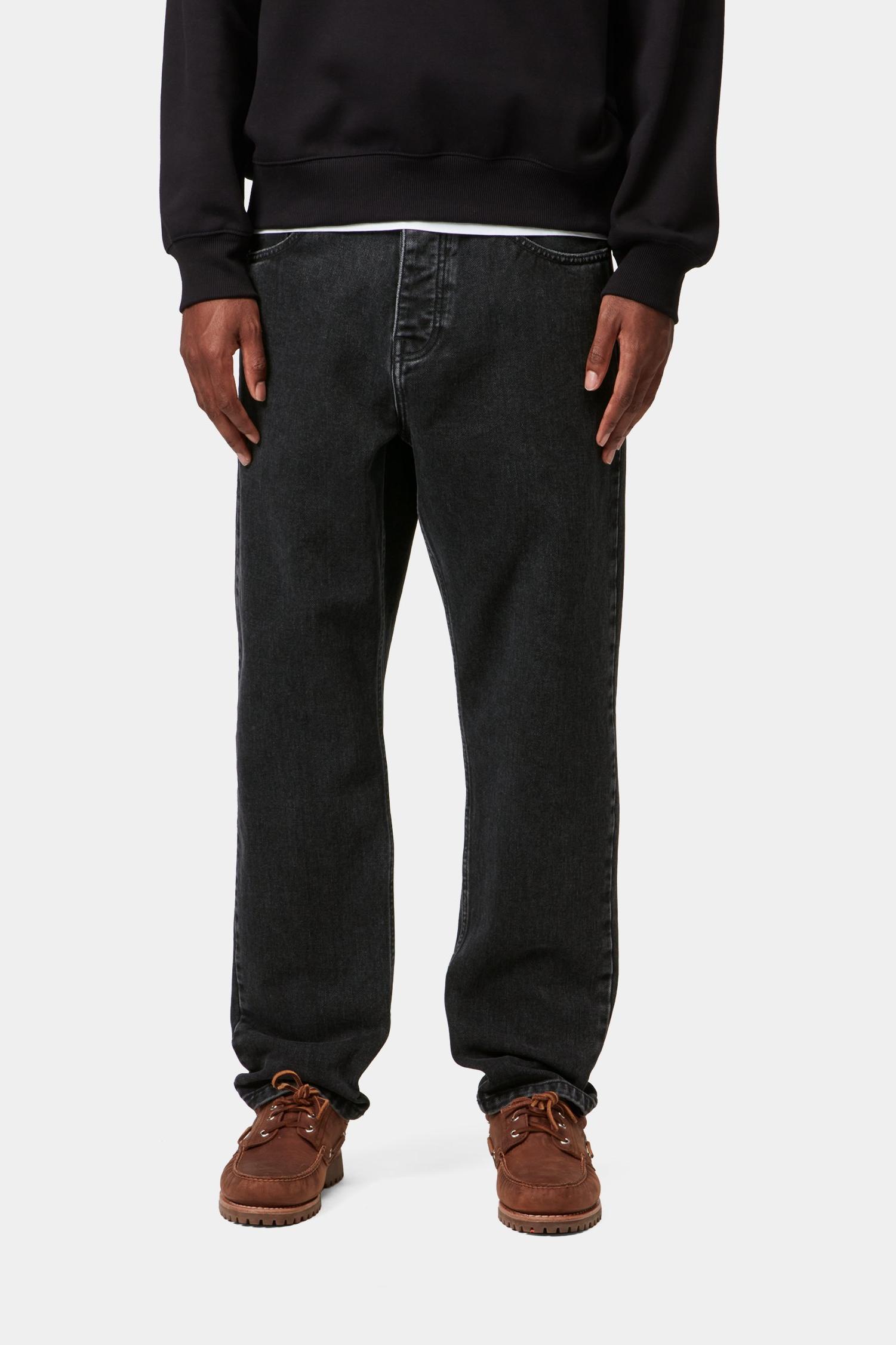 Newel Pant Black (Stone Washed)