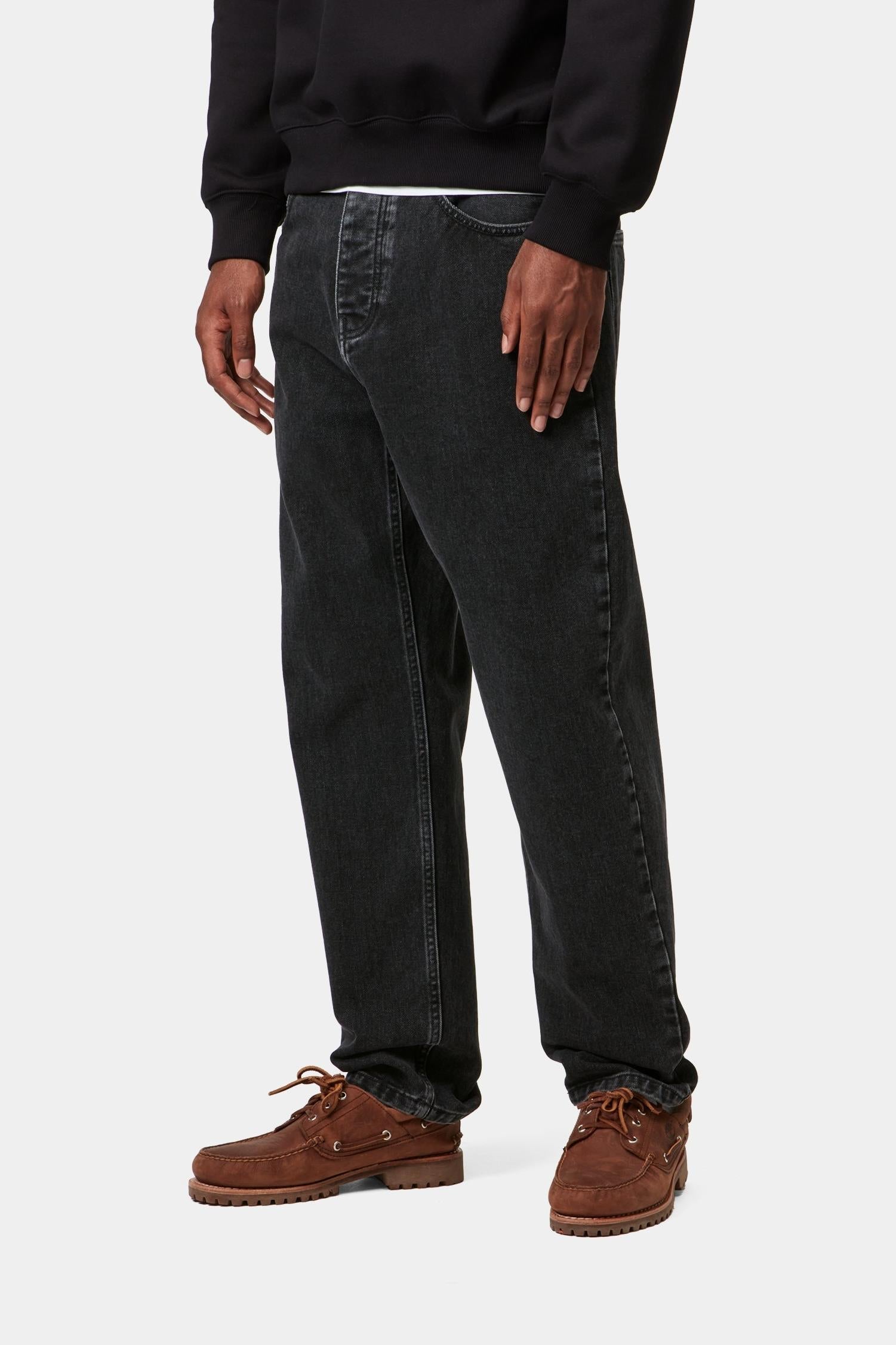 Newel Pant Black (Stone Washed)