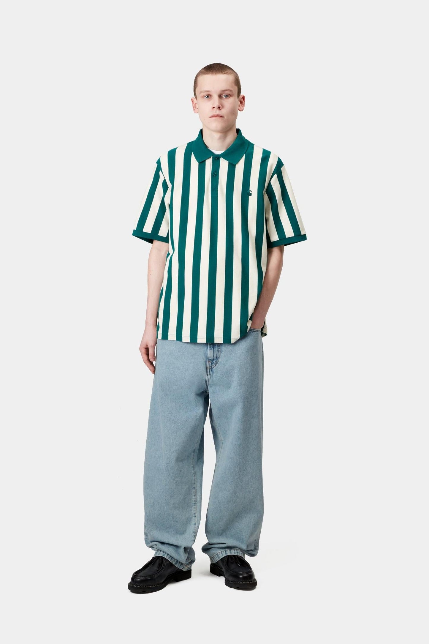 Landon Pant Blue (Bleached)