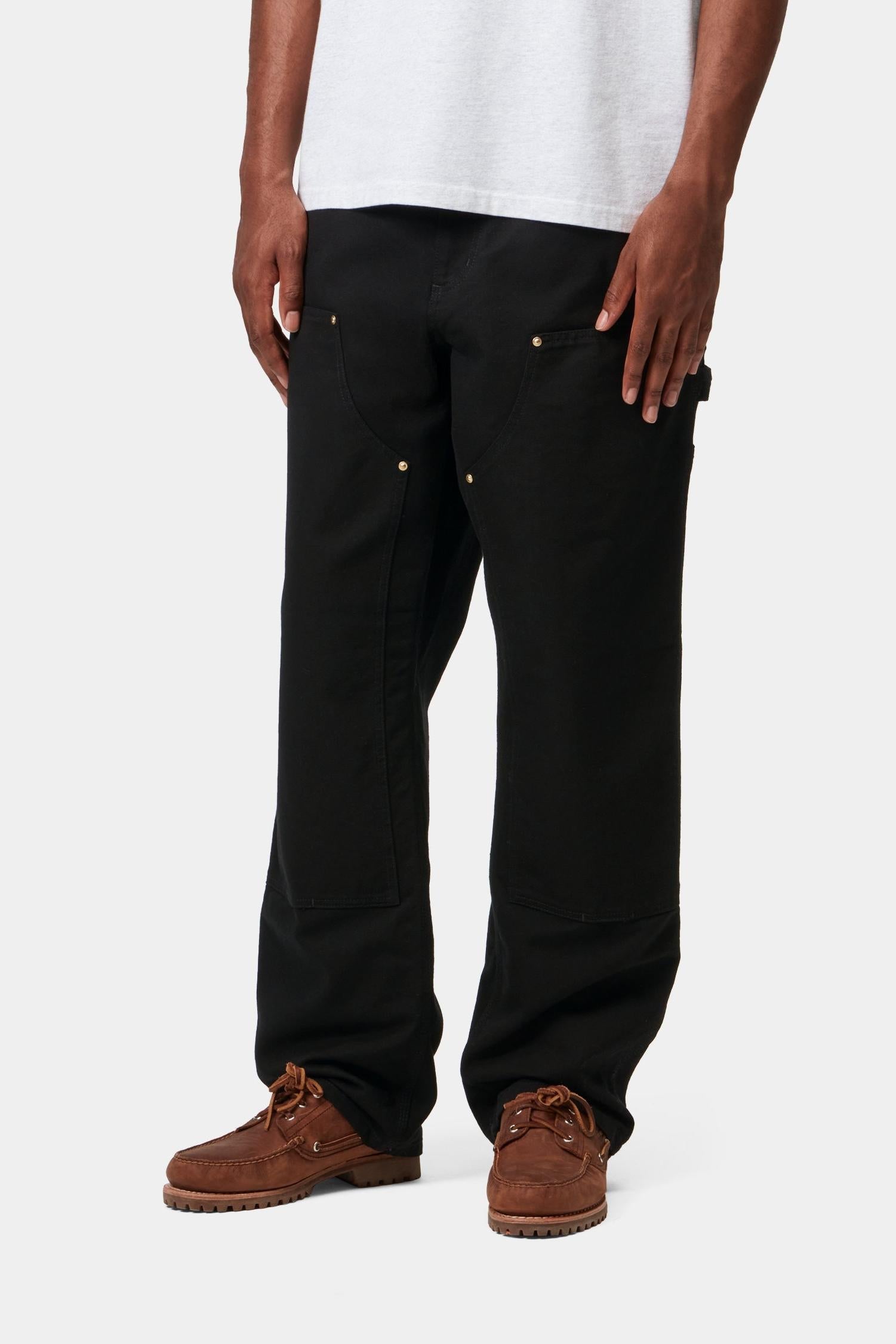 Double Knee Pant Black