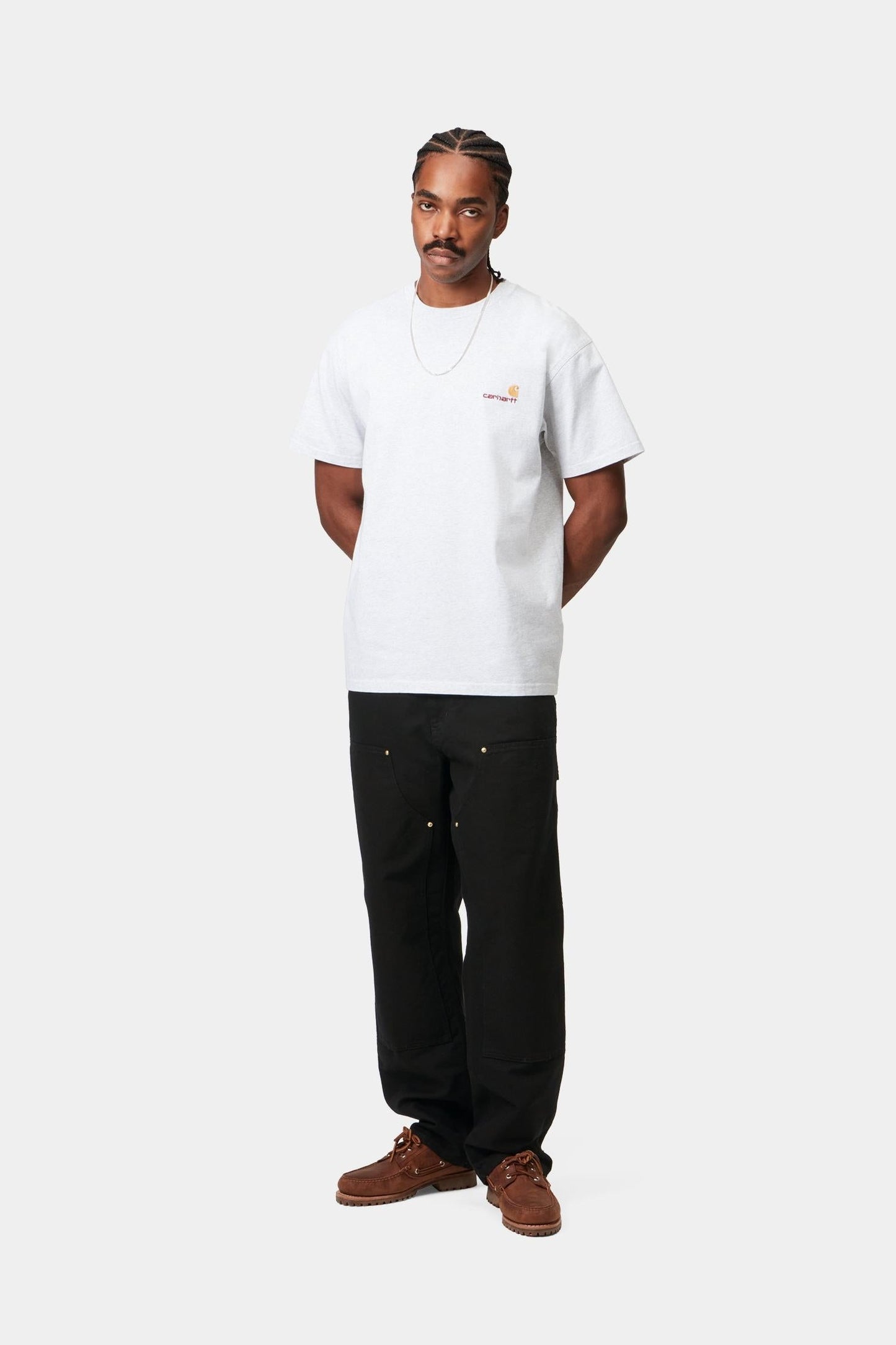Double Knee Pant Black