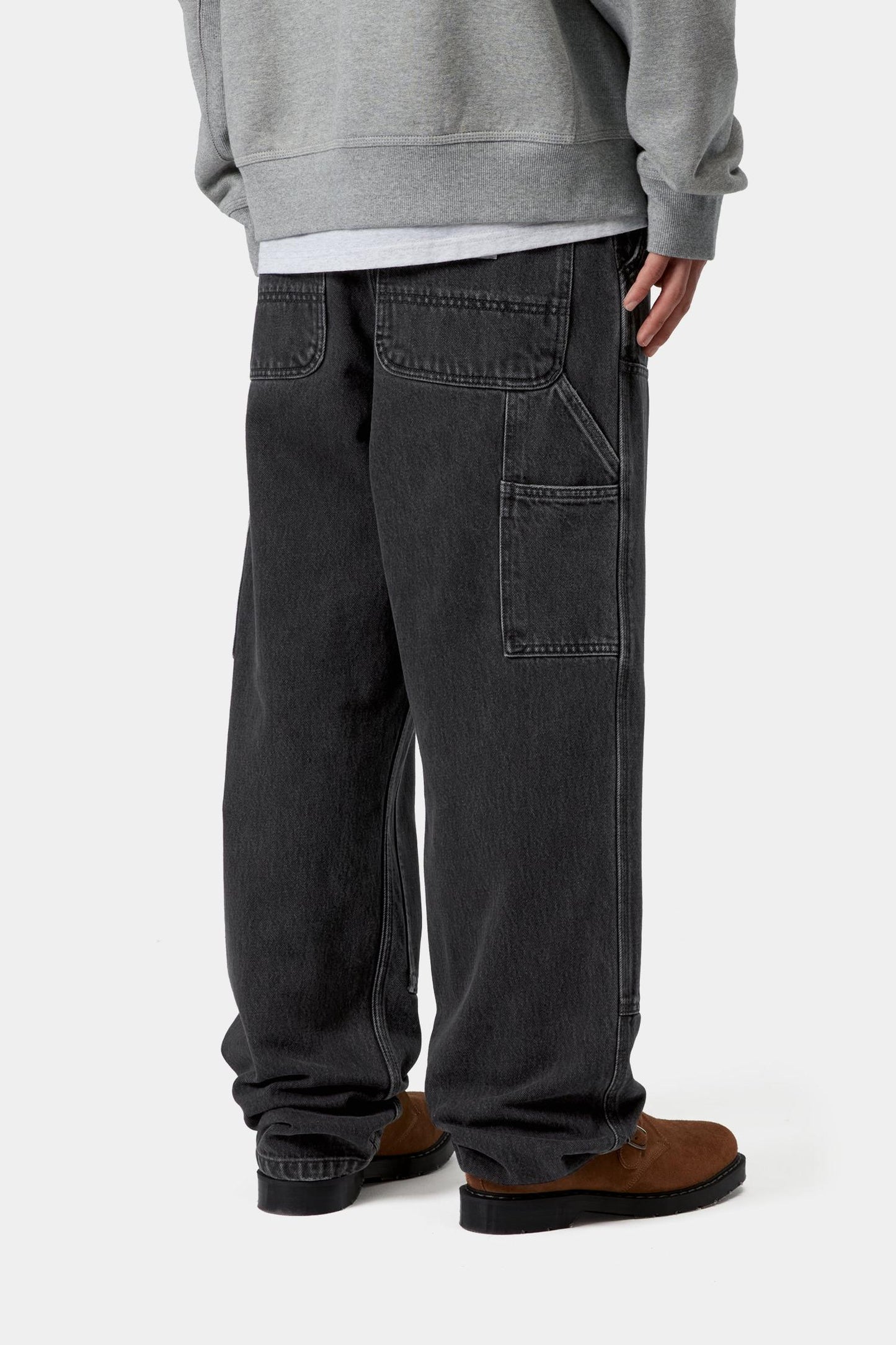 Double Knee Pant - Denim Black (Stone Washed)