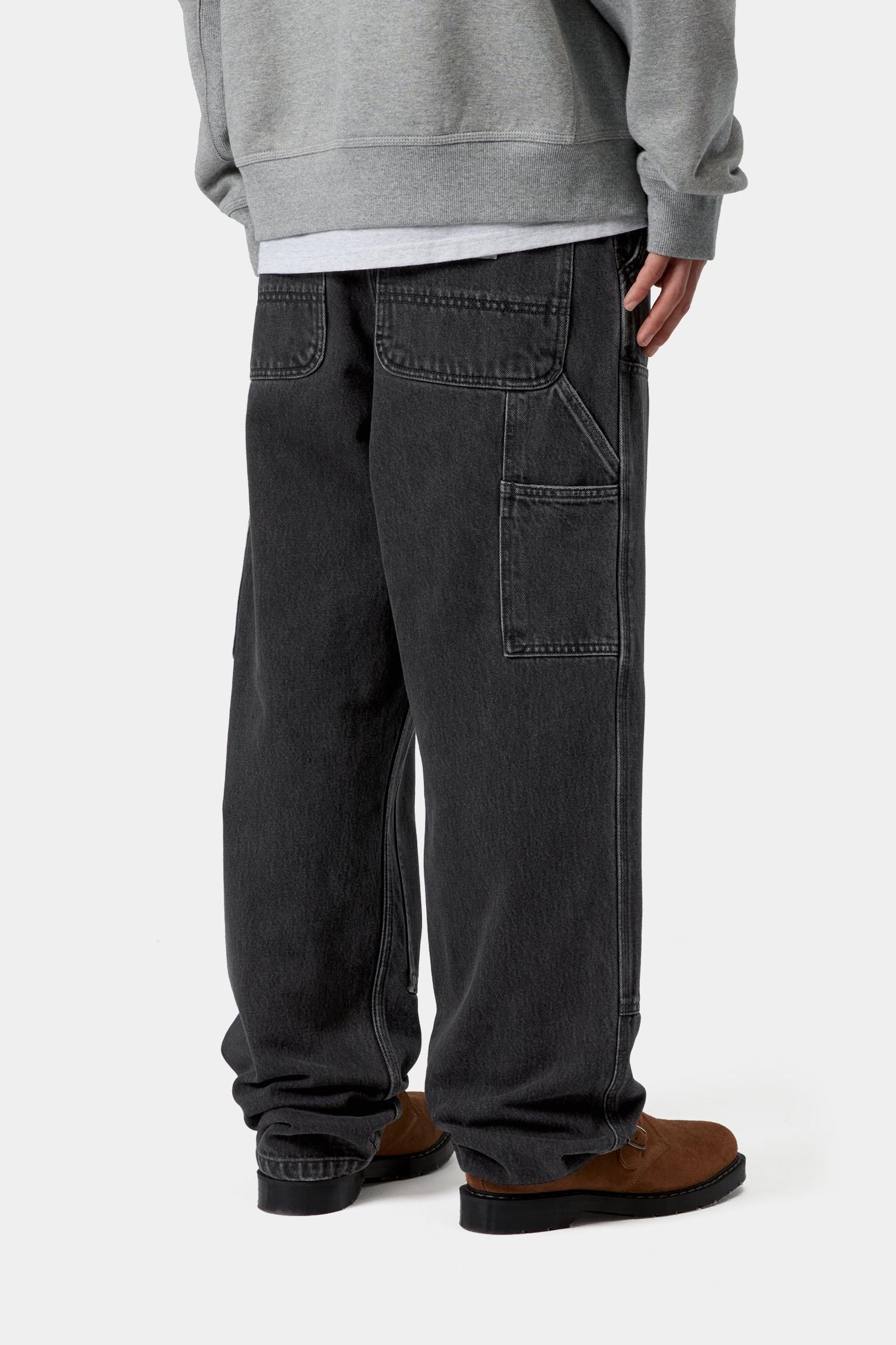 Double Knee Pant - Denim Black (Stone Washed)