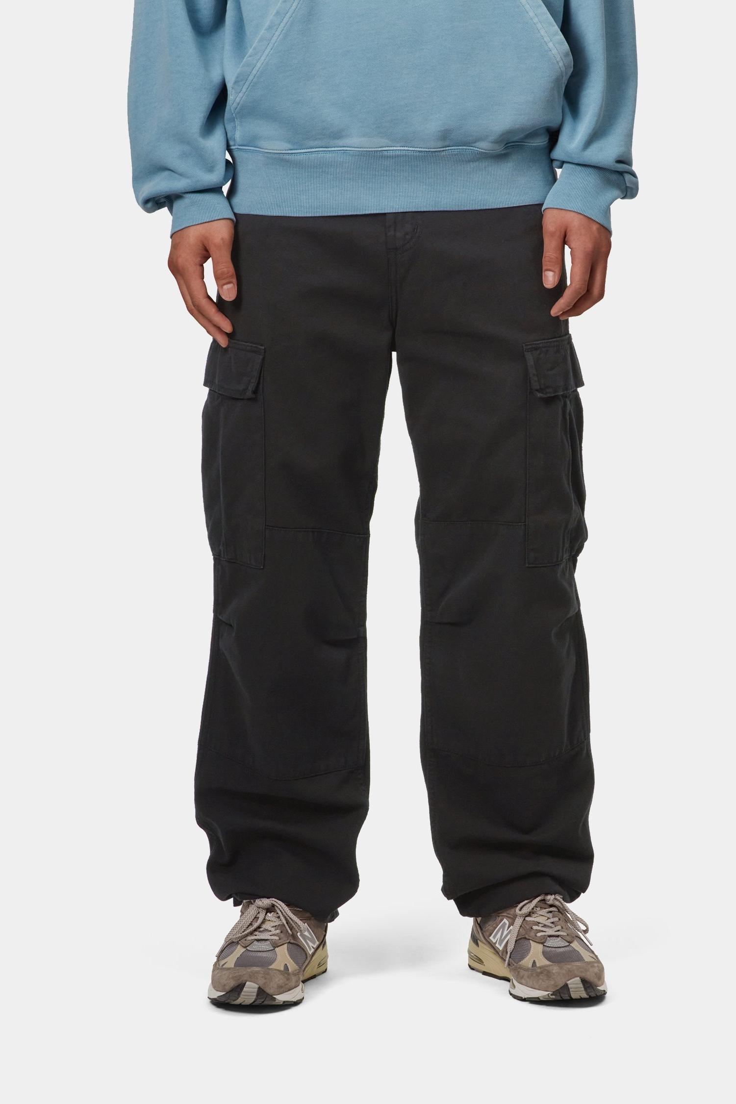 Regular Cargo Pant - Garment Dyed Twill Black (Garment Dyed)