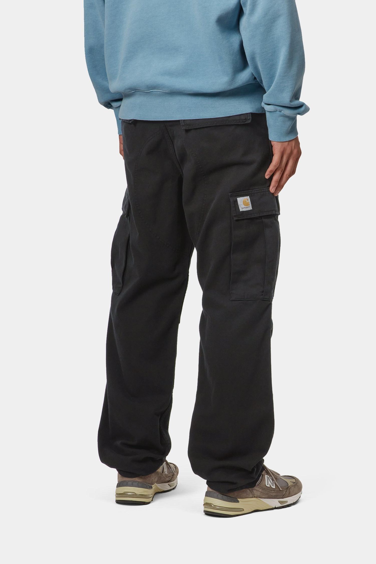 Regular Cargo Pant - Garment Dyed Twill Black (Garment Dyed)