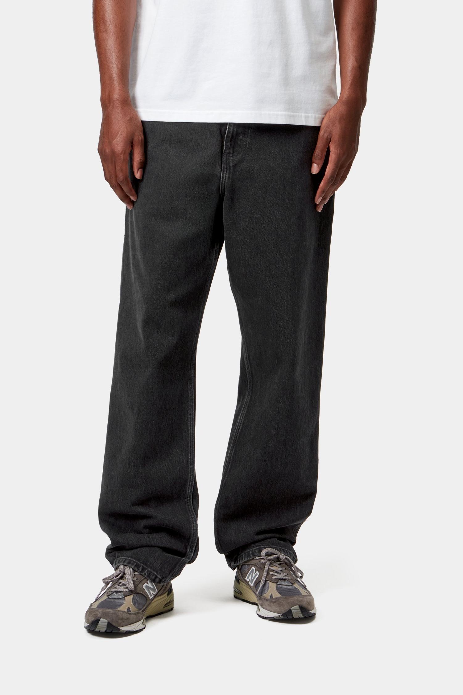 Single Knee Pant - Denim Black (Stone Washed)