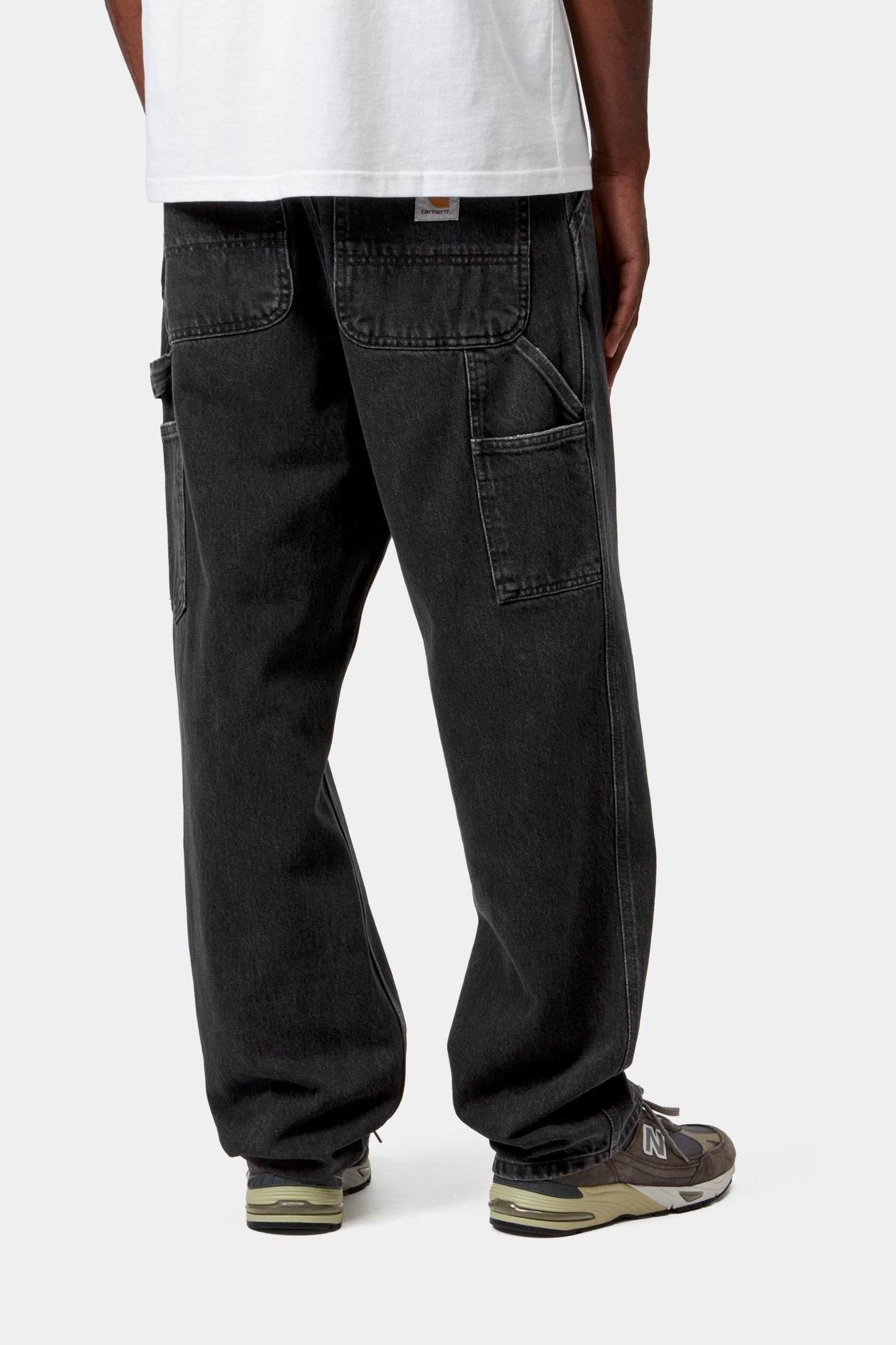 Single Knee Pant - Denim Black (Stone Washed)