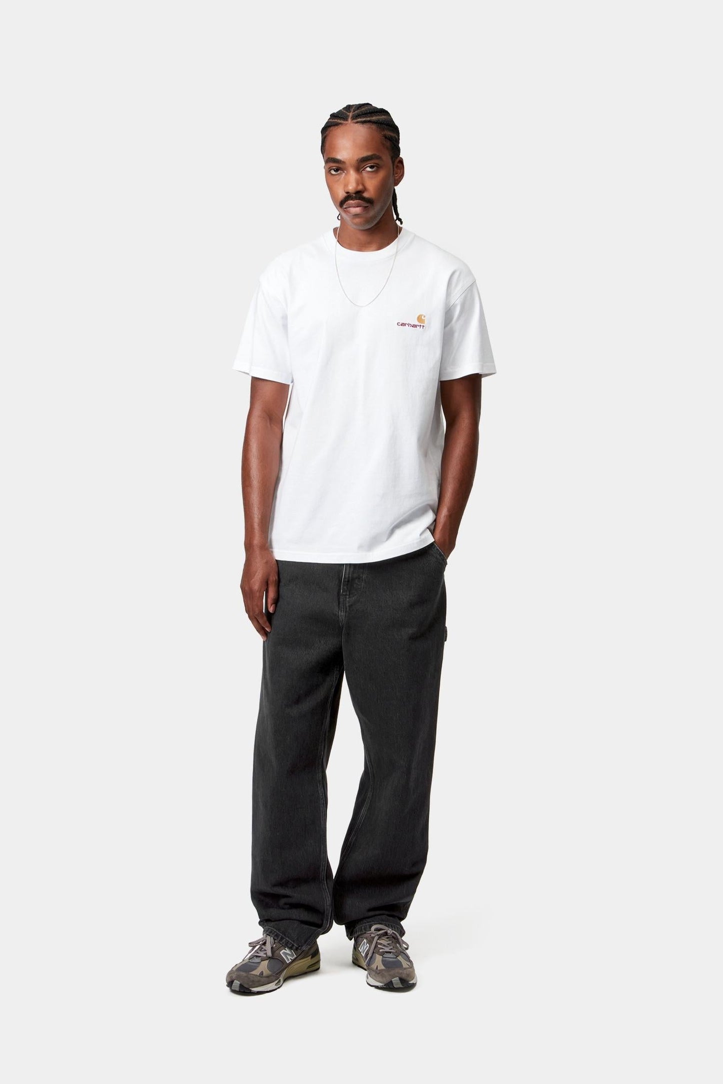 Single Knee Pant - Denim Black (Stone Washed)