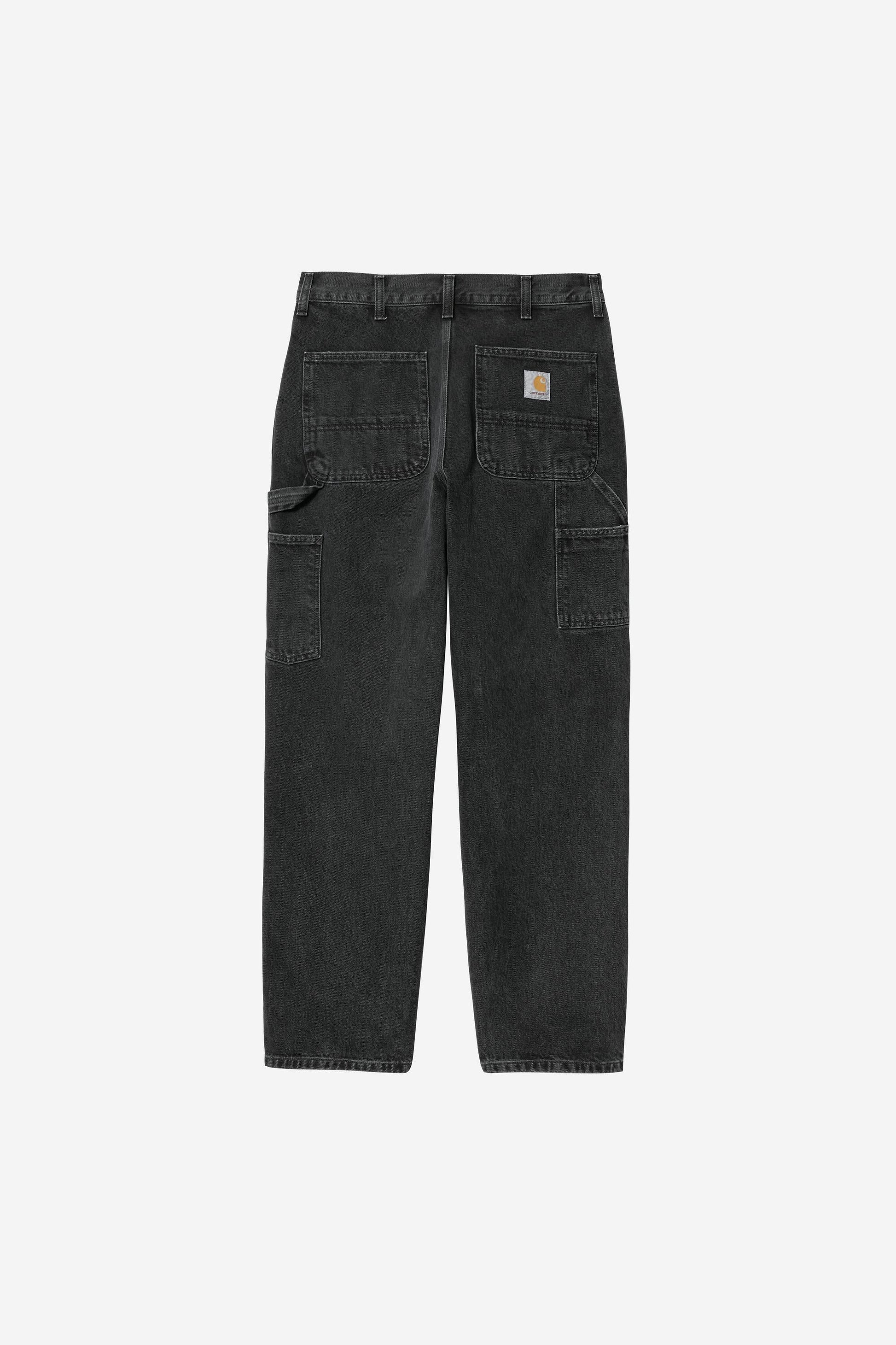 Single Knee Pant - Denim Black (Stone Washed)
