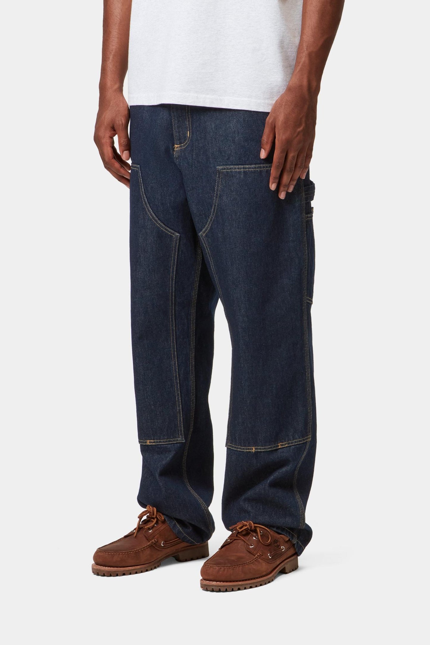 Double Knee Pant - Denim Blue