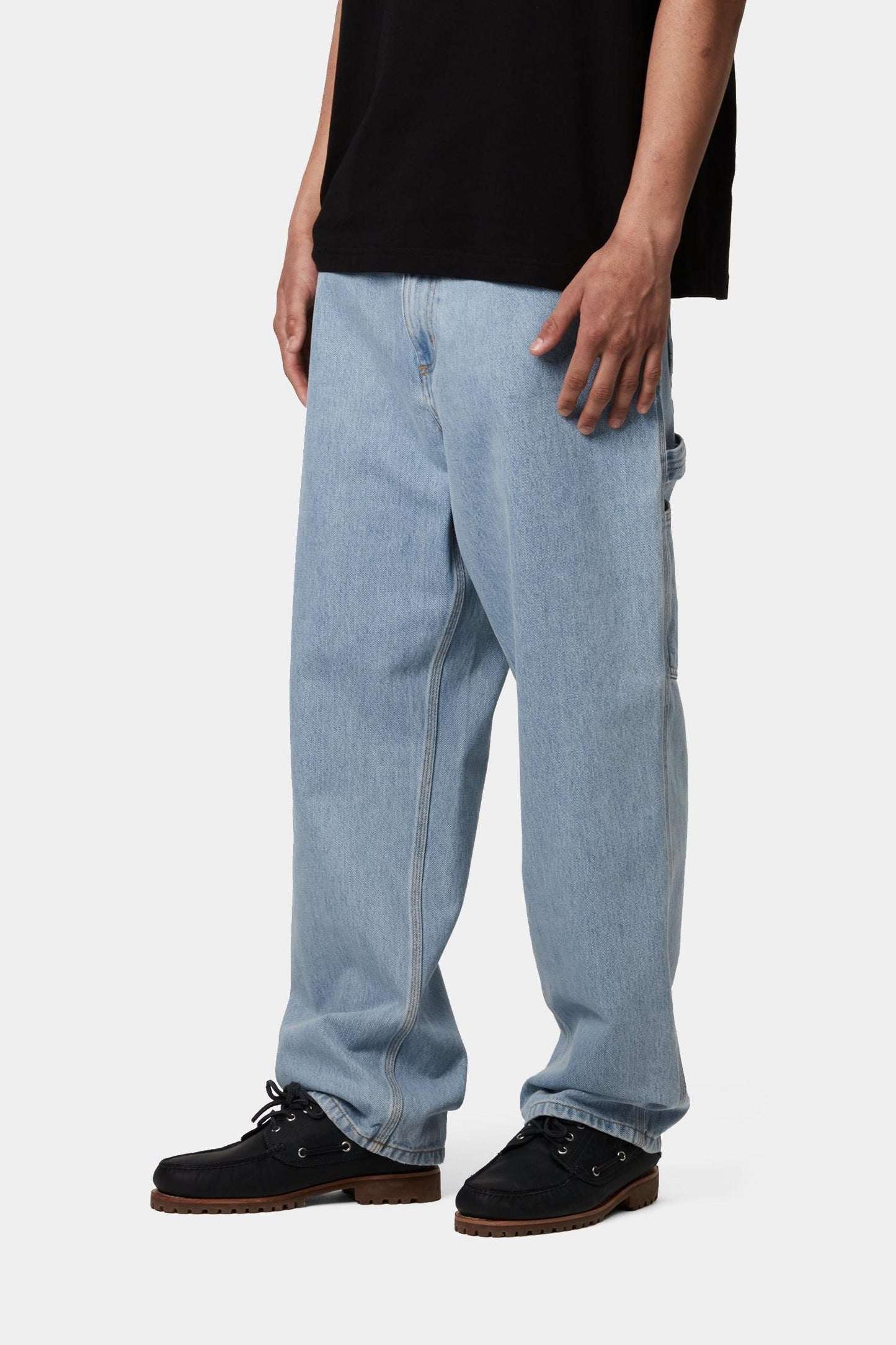 Single Knee Pant - Denim Blue (Heavy Stone Bleached)