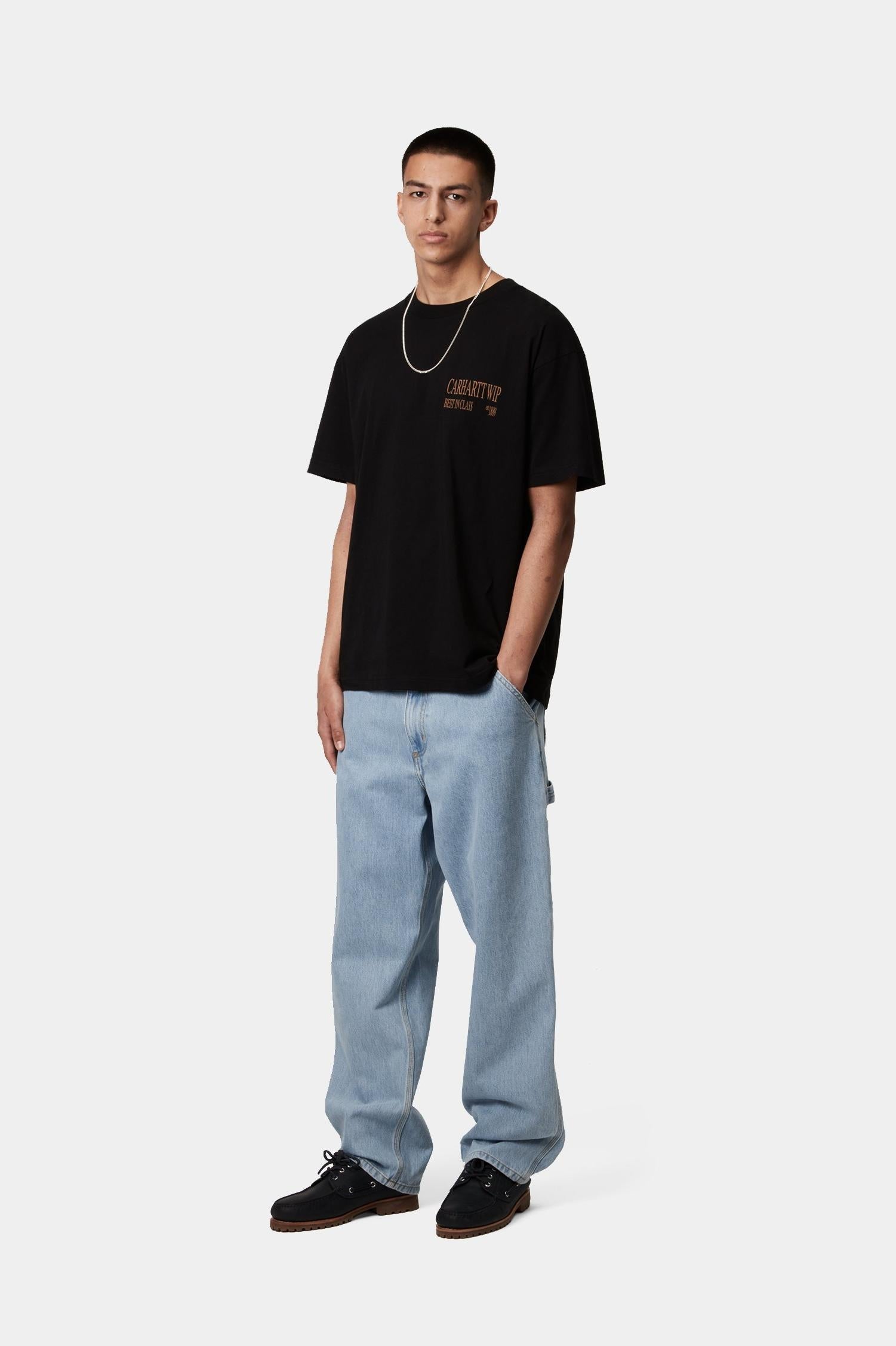 Single Knee Pant - Denim Blue (Heavy Stone Bleached)
