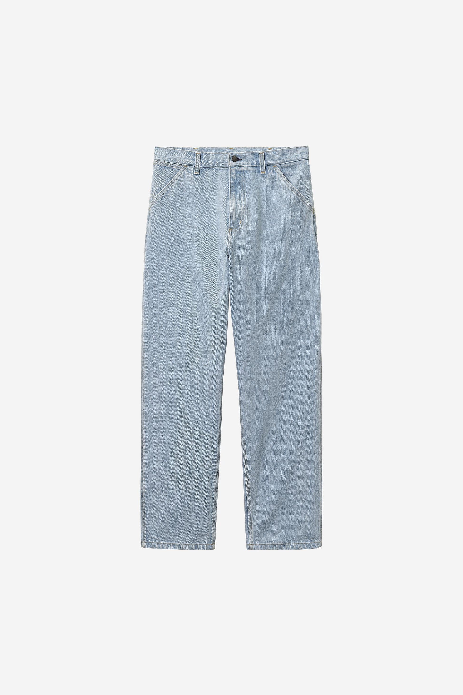 Single Knee Pant - Denim Blue (Heavy Stone Bleached)