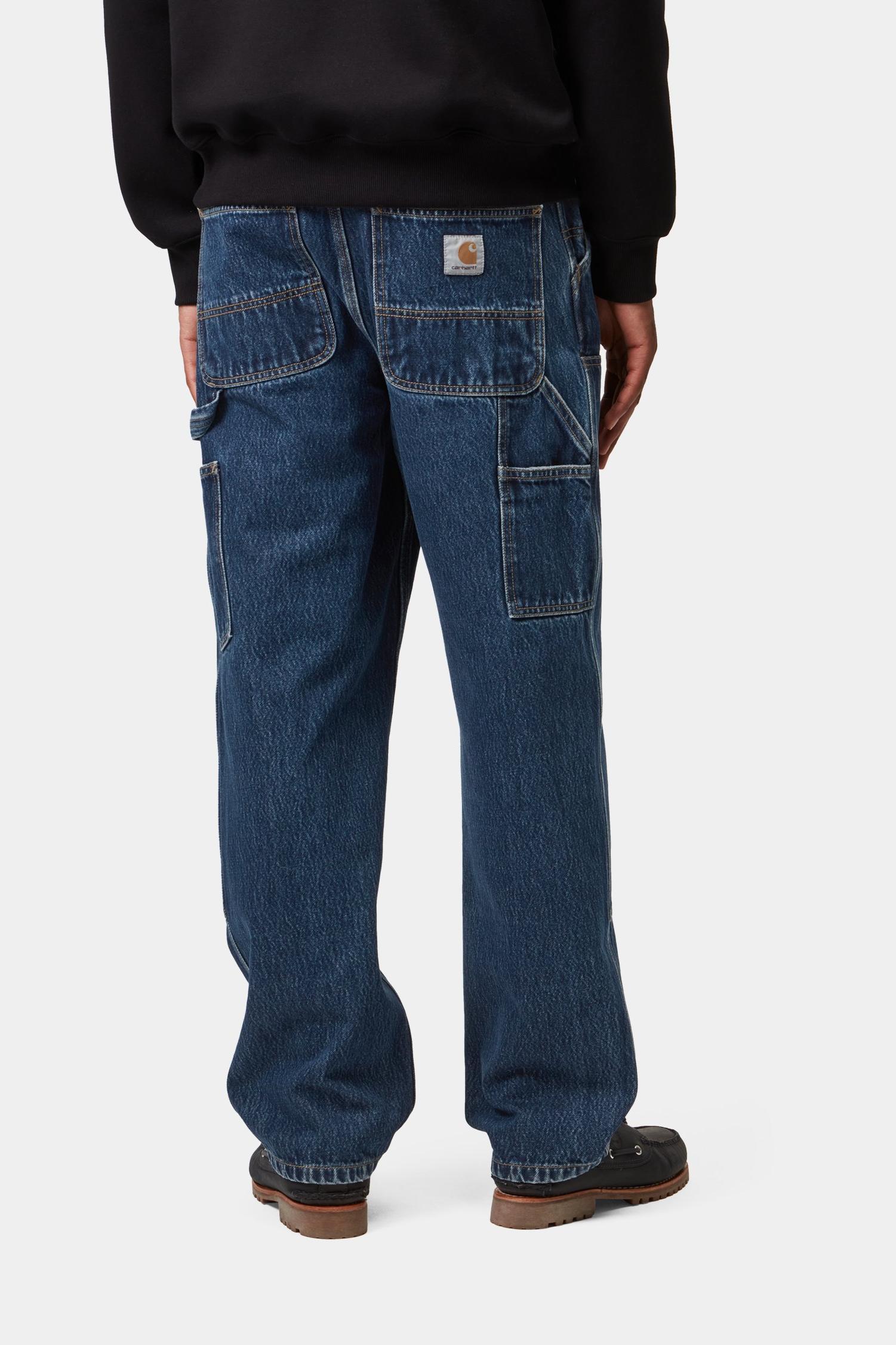 Double Knee Pant - Denim Blue (Stone Washed)