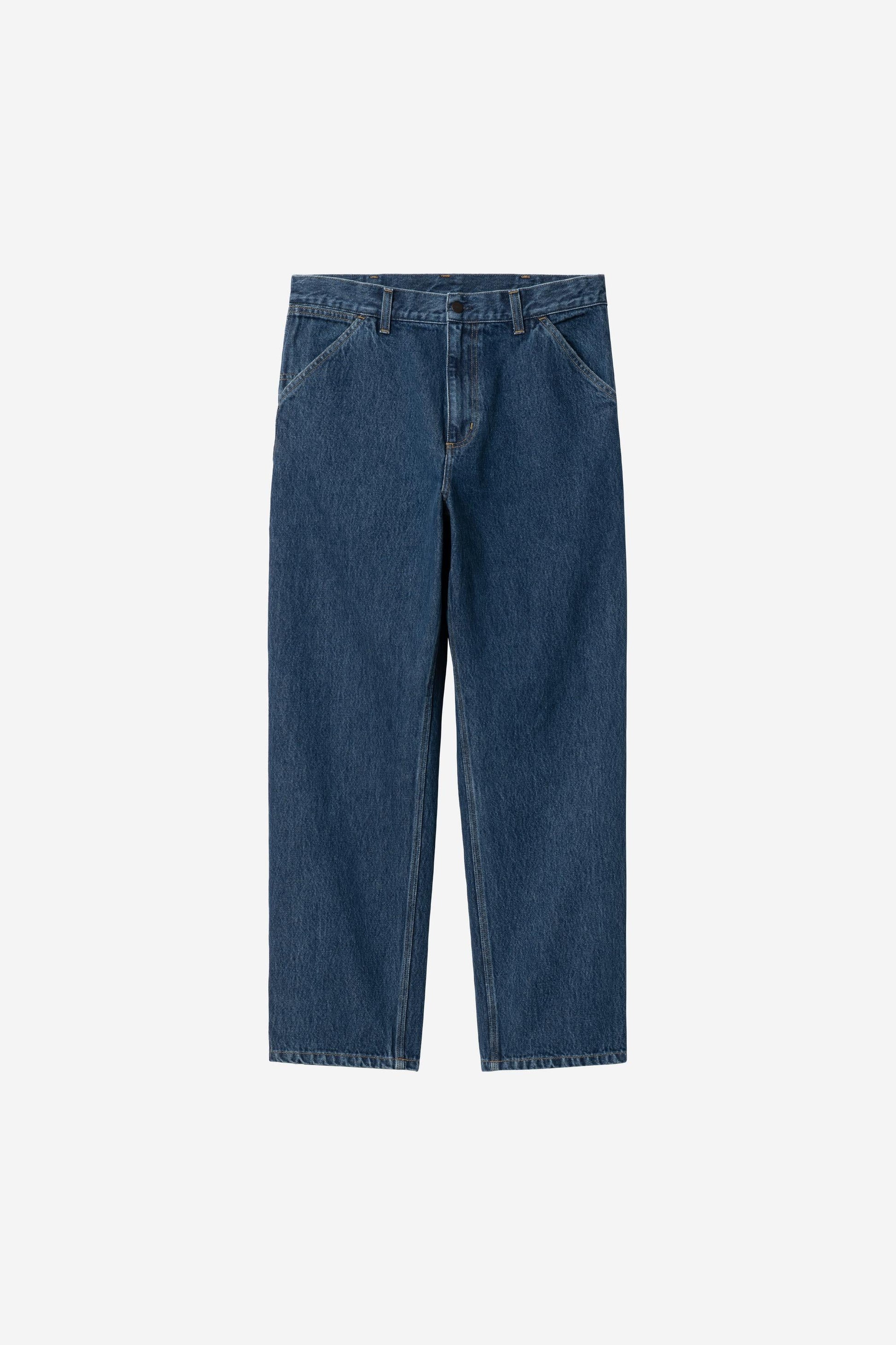 Single Knee Pant - Denim Blue (Stone Washed)