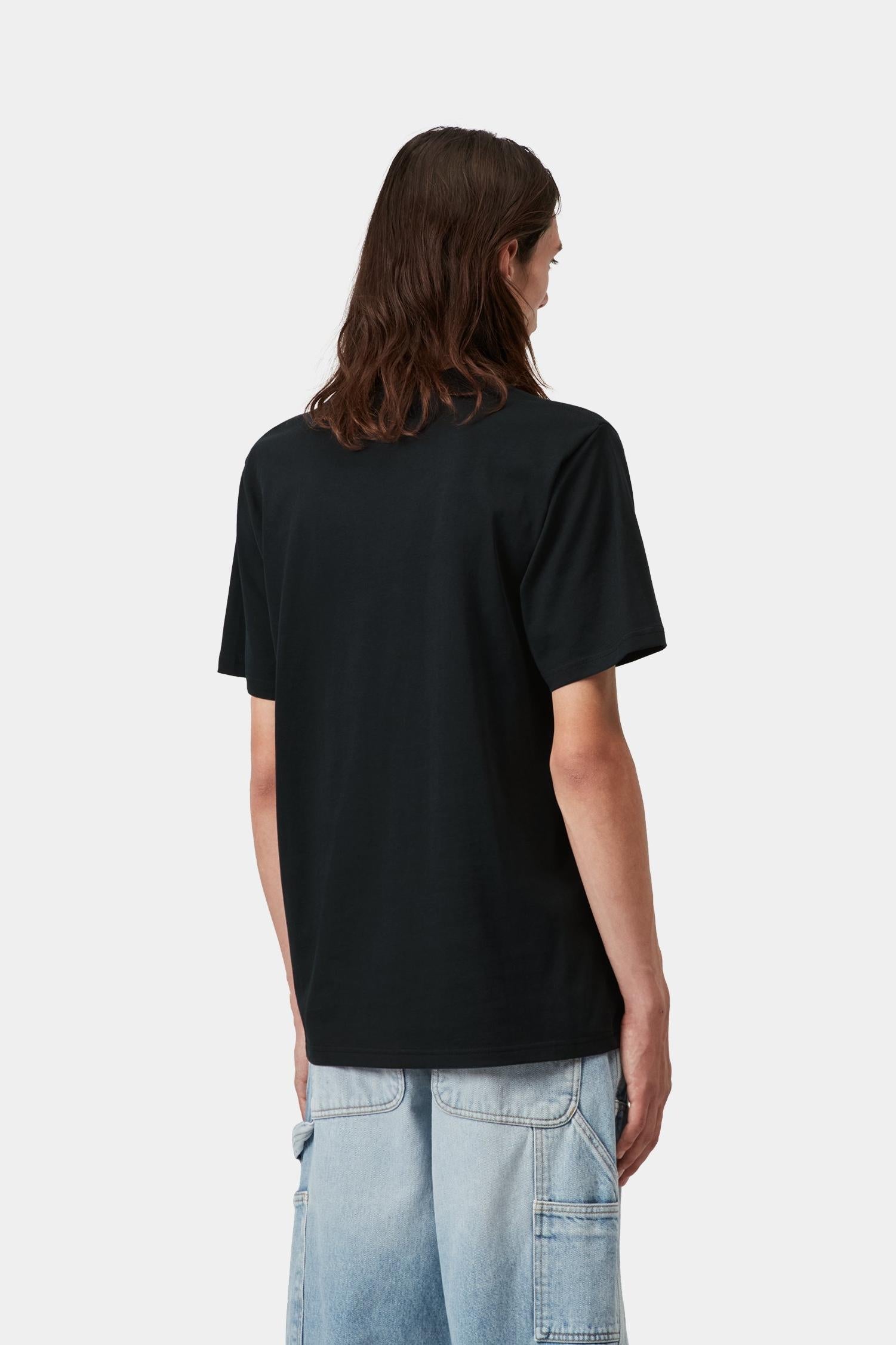 Script T-Shirt Deep Night / Gentle Green