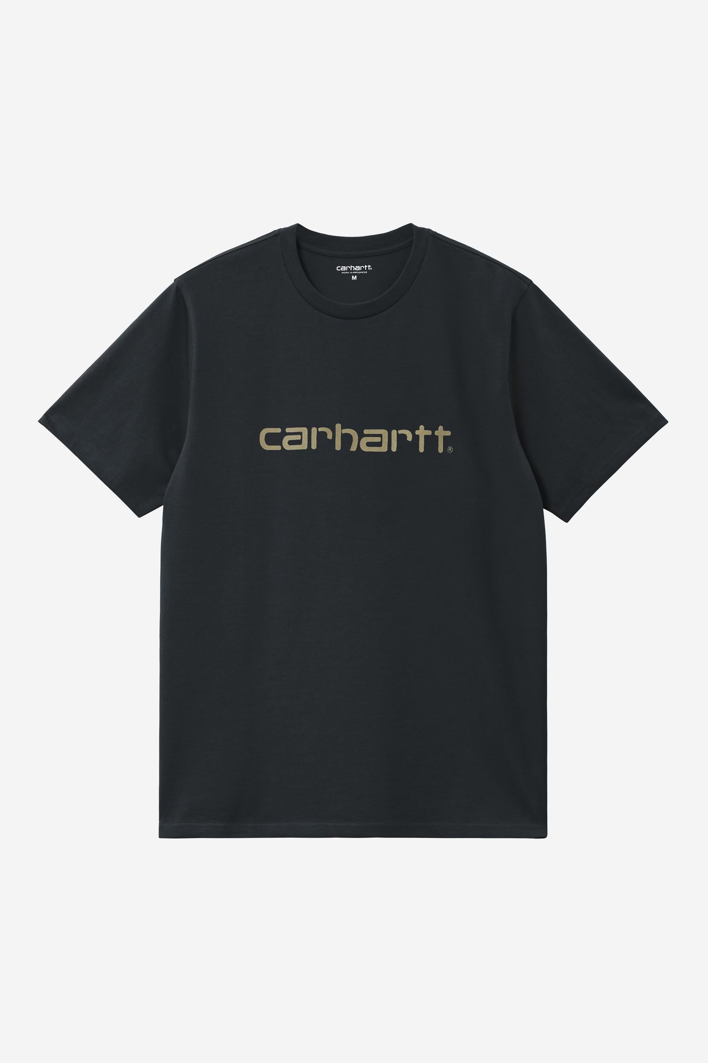 Script T-Shirt Deep Night / Gentle Green