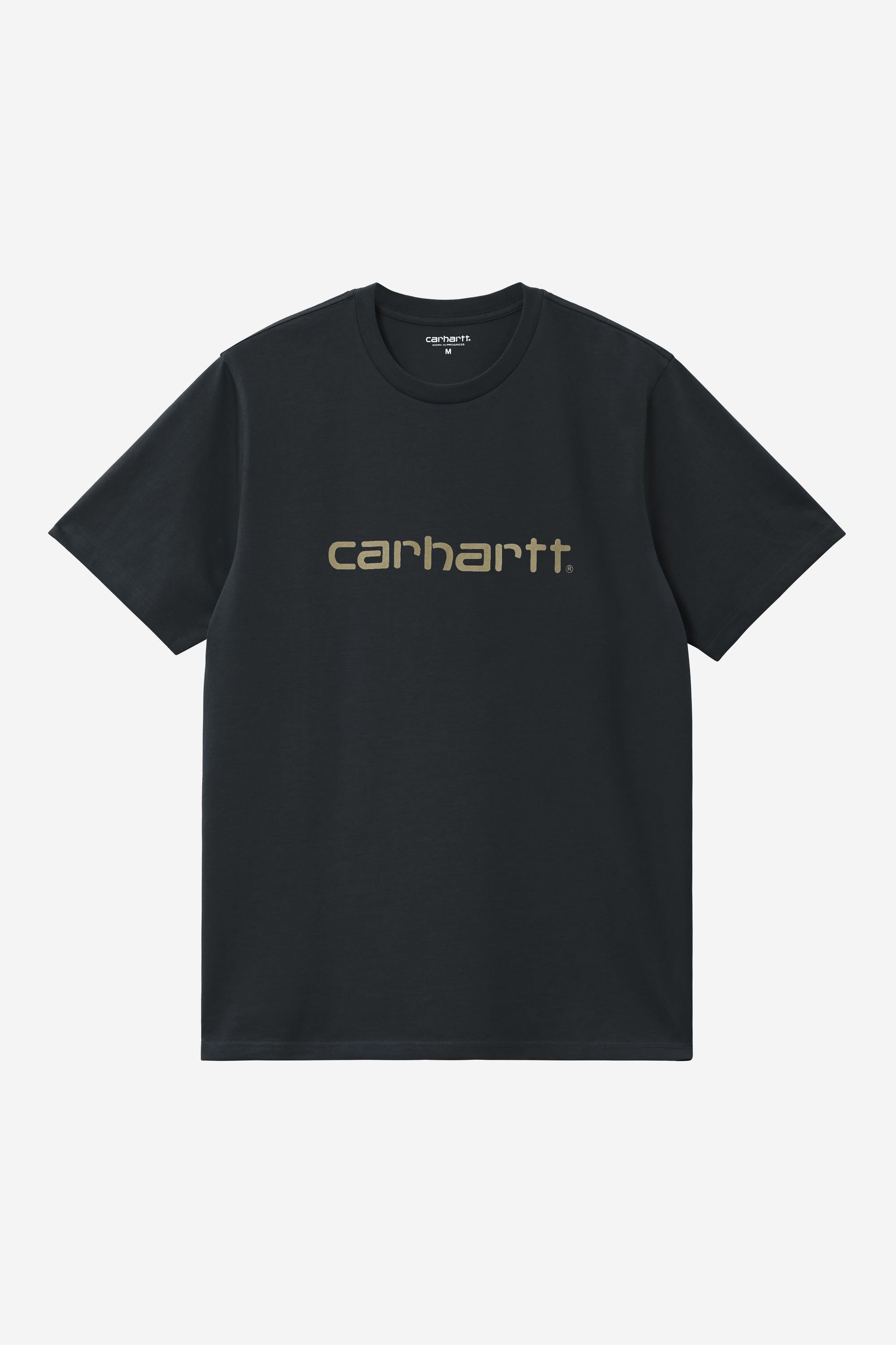 Script T-Shirt Deep Night / Gentle Green