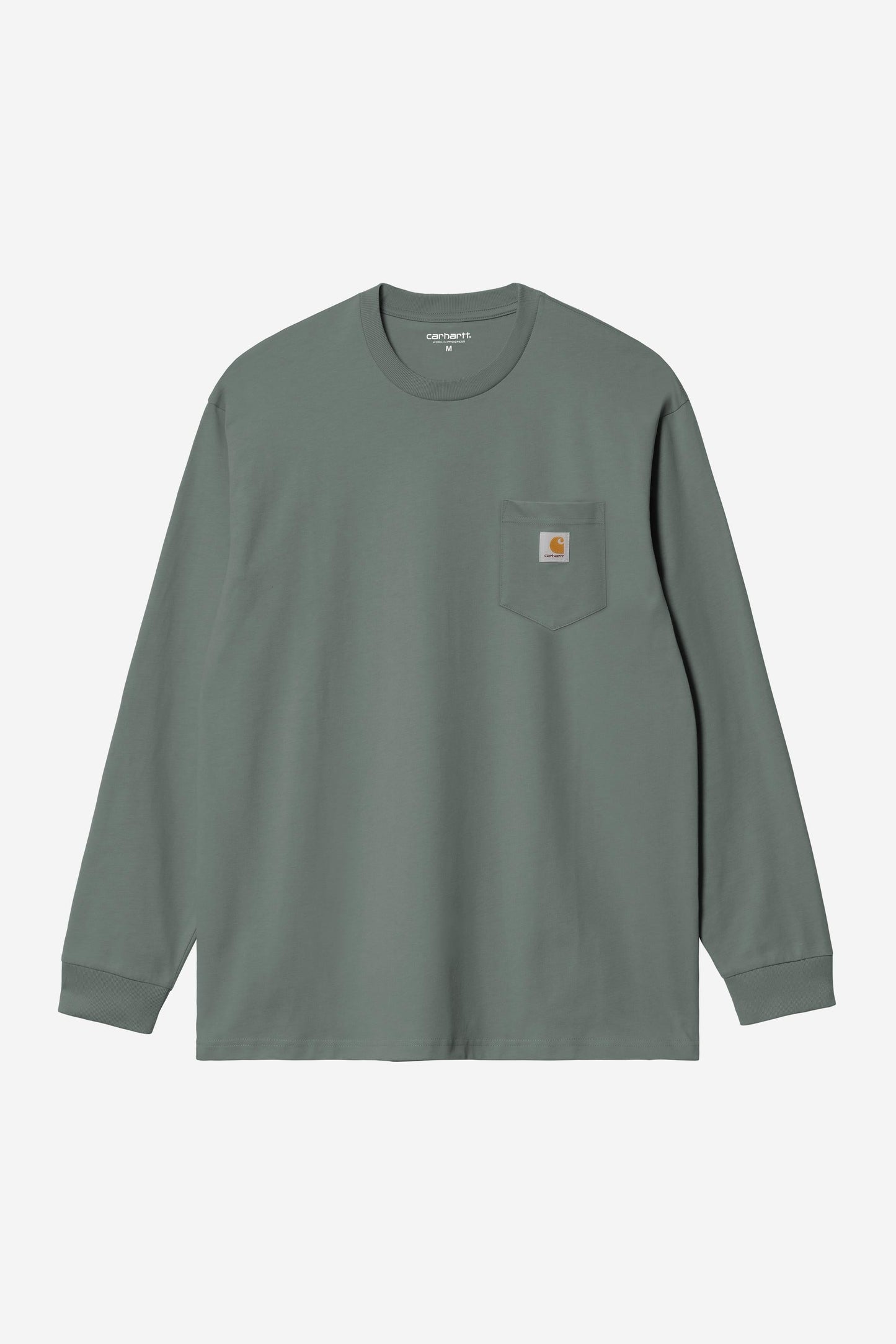 Long Sleeve Pocket T-Shirt Velvet Green