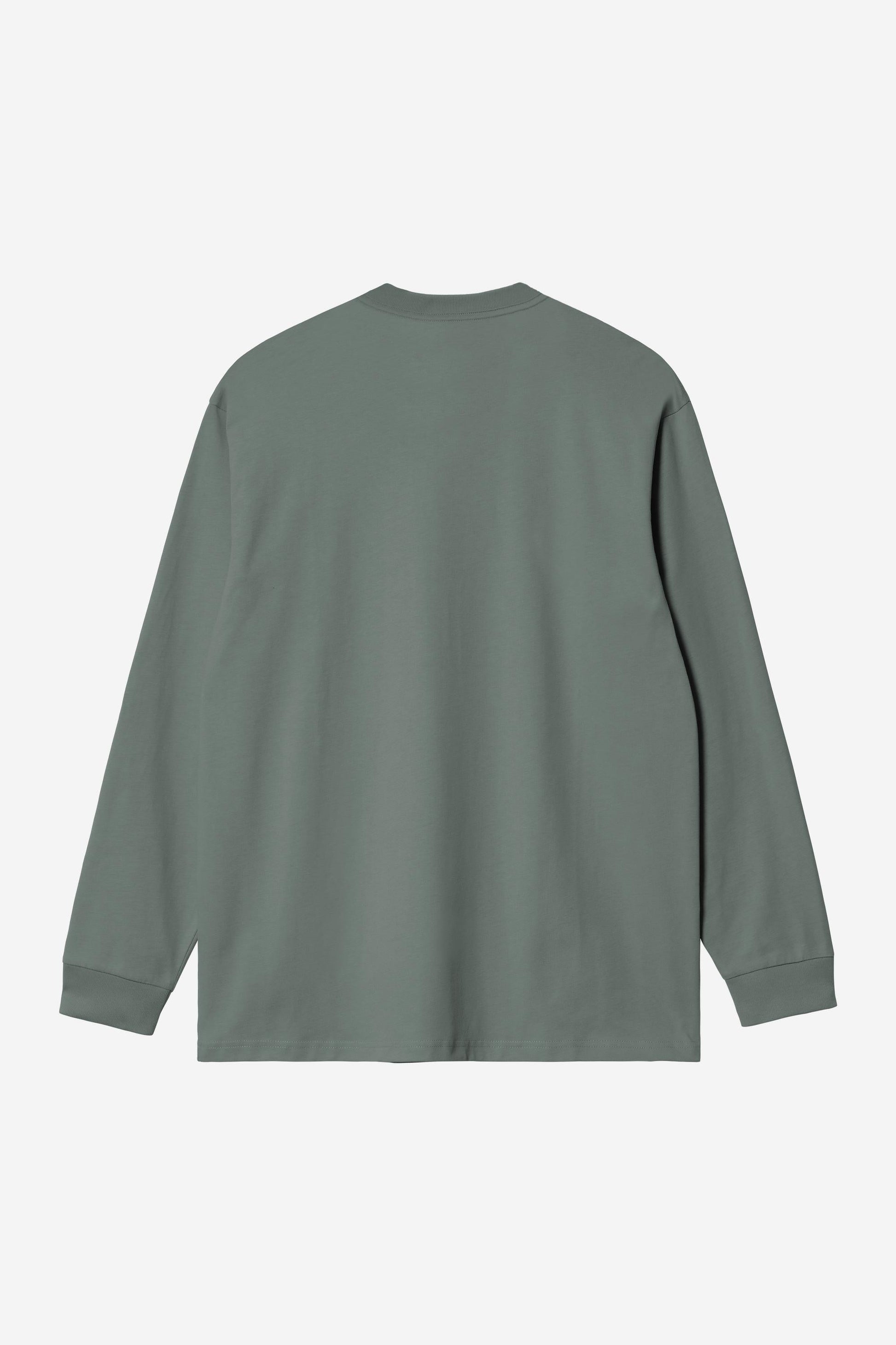Long Sleeve Pocket T-Shirt Velvet Green