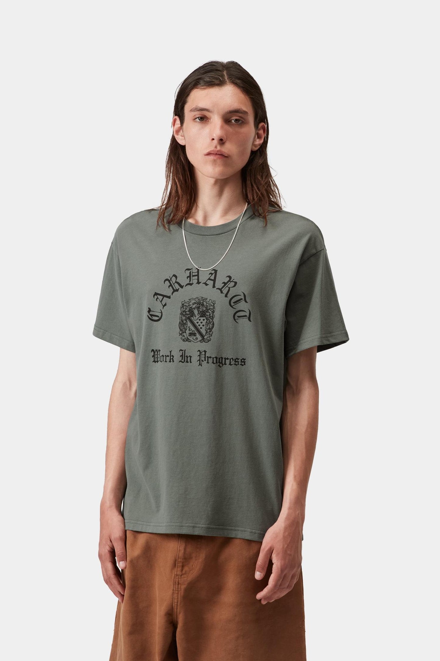 Coat Of Arms T-Shirt Velvet Green (Garment Dyed)