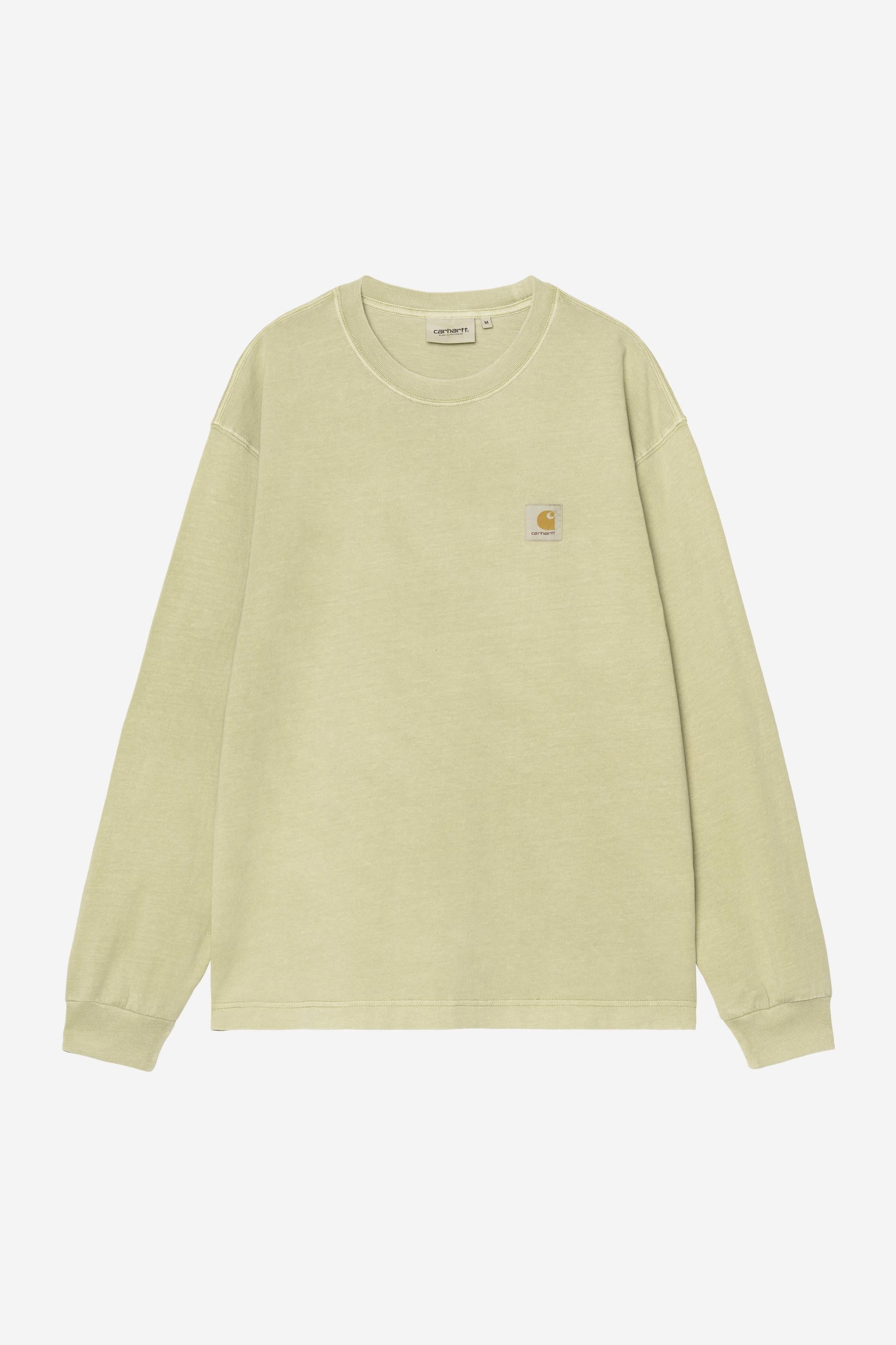 Nelson Long Sleeve T-Shirt Gentle Green (Garment Dyed)