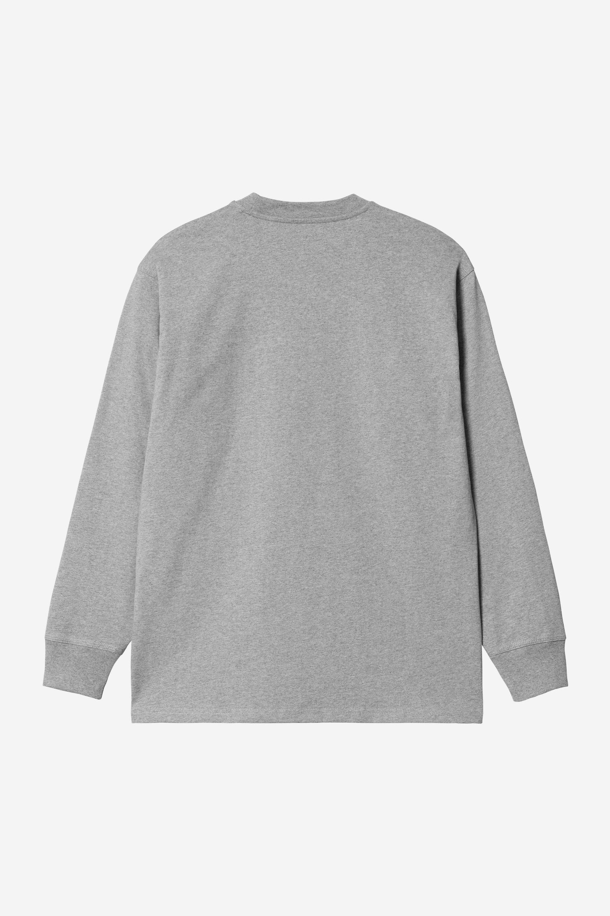 Long Sleeve Pocket T-Shirt Grey Heather