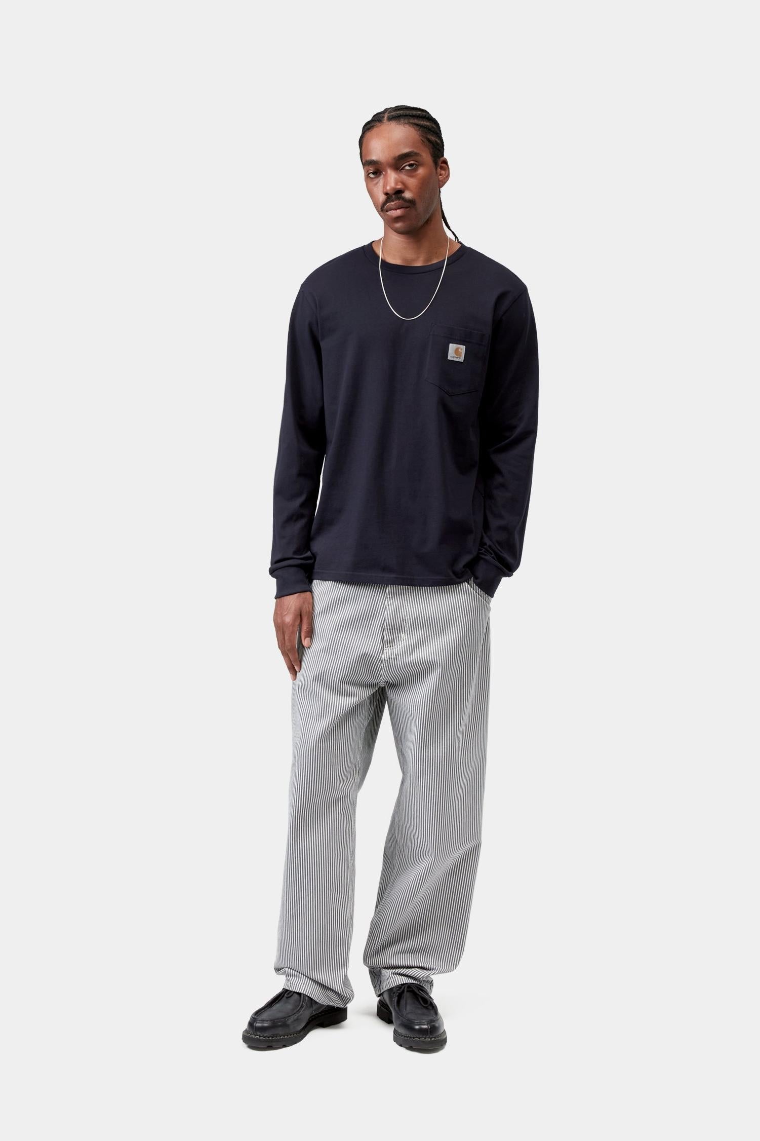 Pocket Long Sleeve T-Shirt Dark Navy