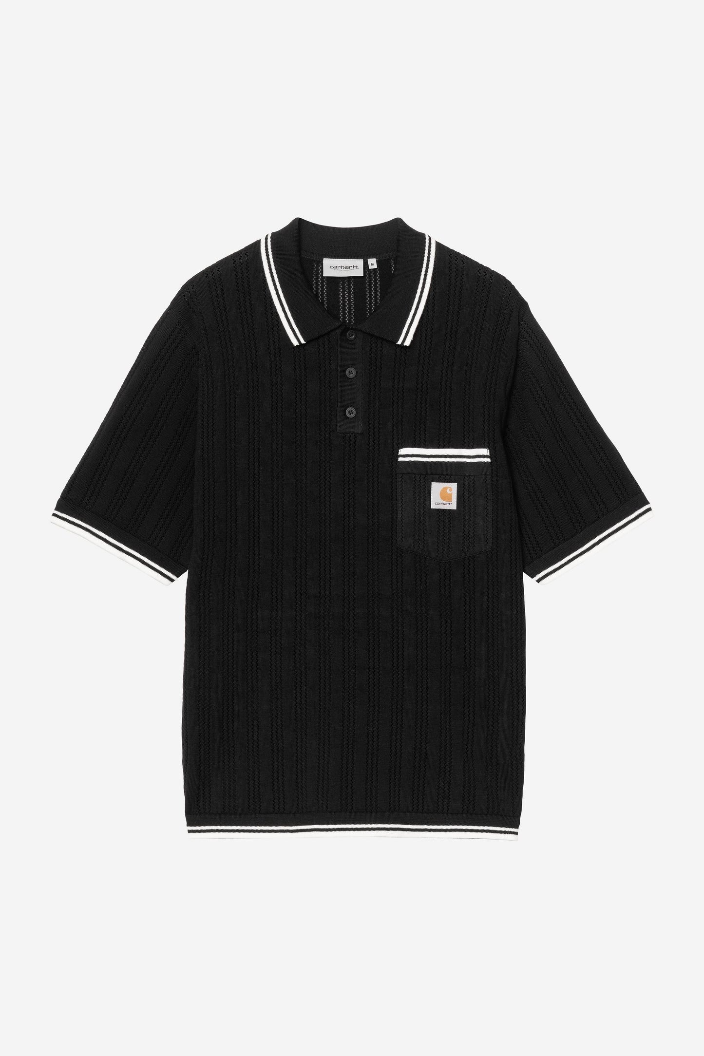 Short Sleeve Ramsey Polo Black / Wax