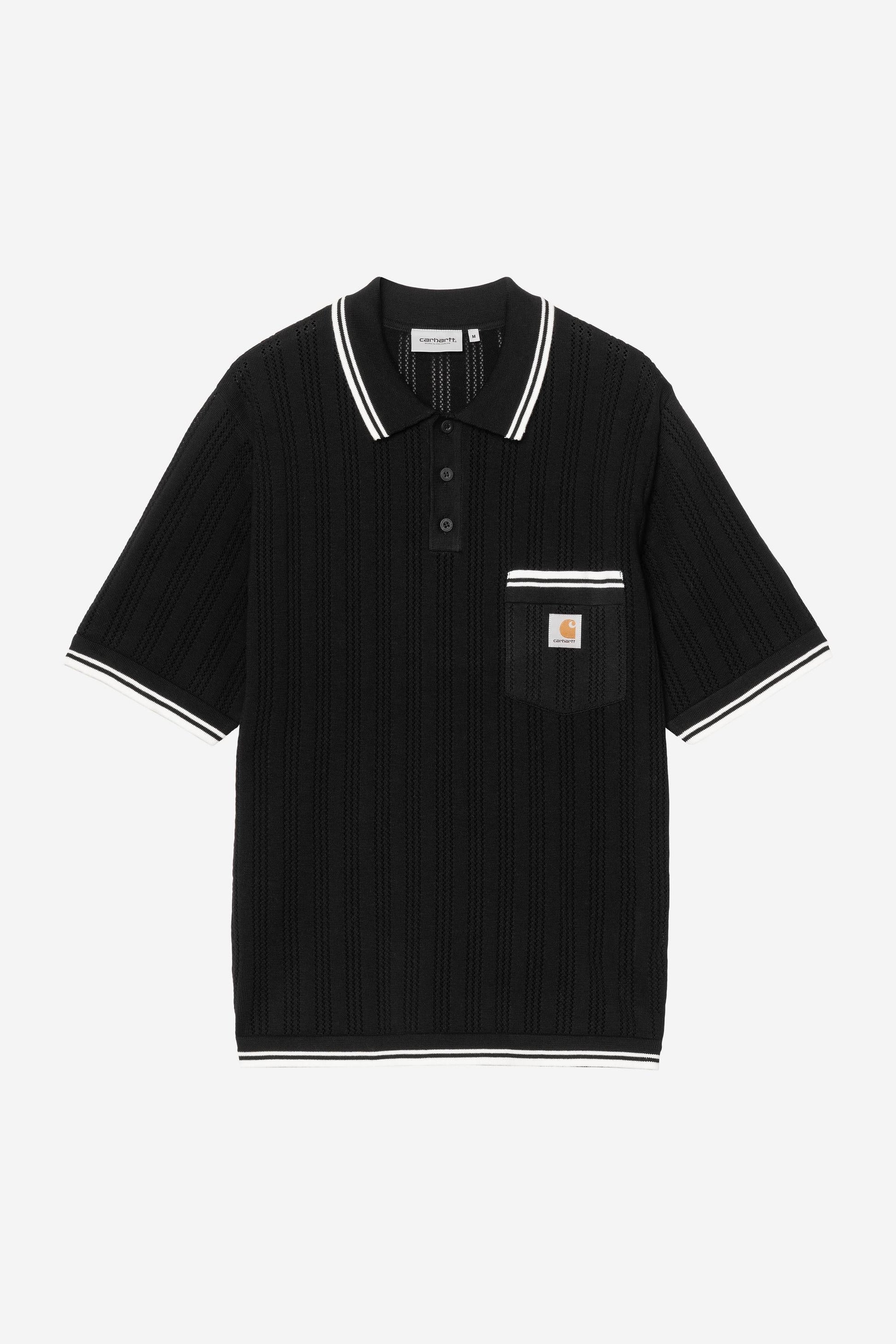 Short Sleeve Ramsey Polo Black / Wax