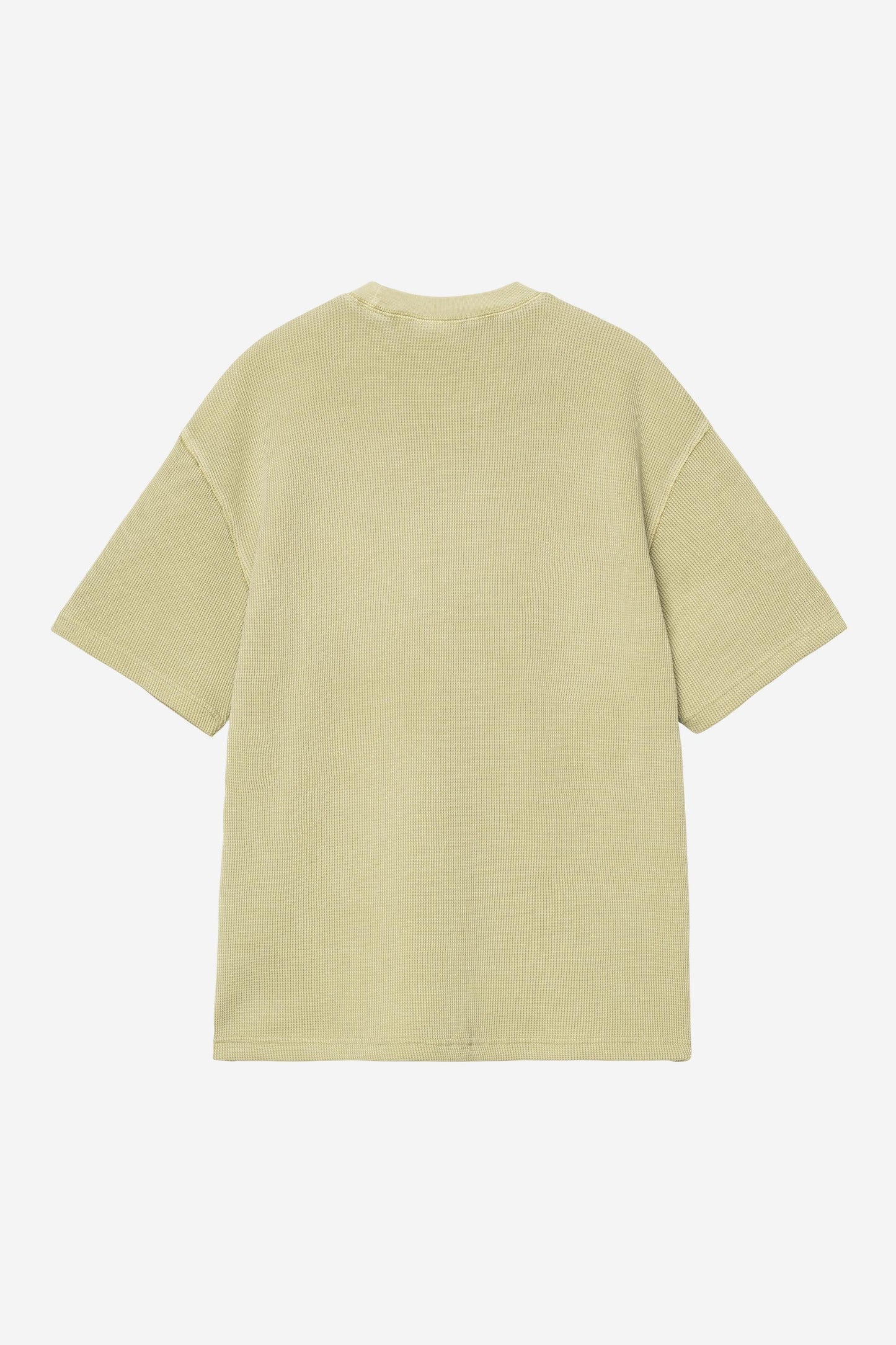Nelson Waffle T-Shirt Gentle Green (Garment Dyed)