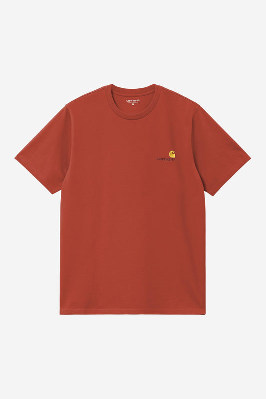 American Script T-Shirt Oxide Red