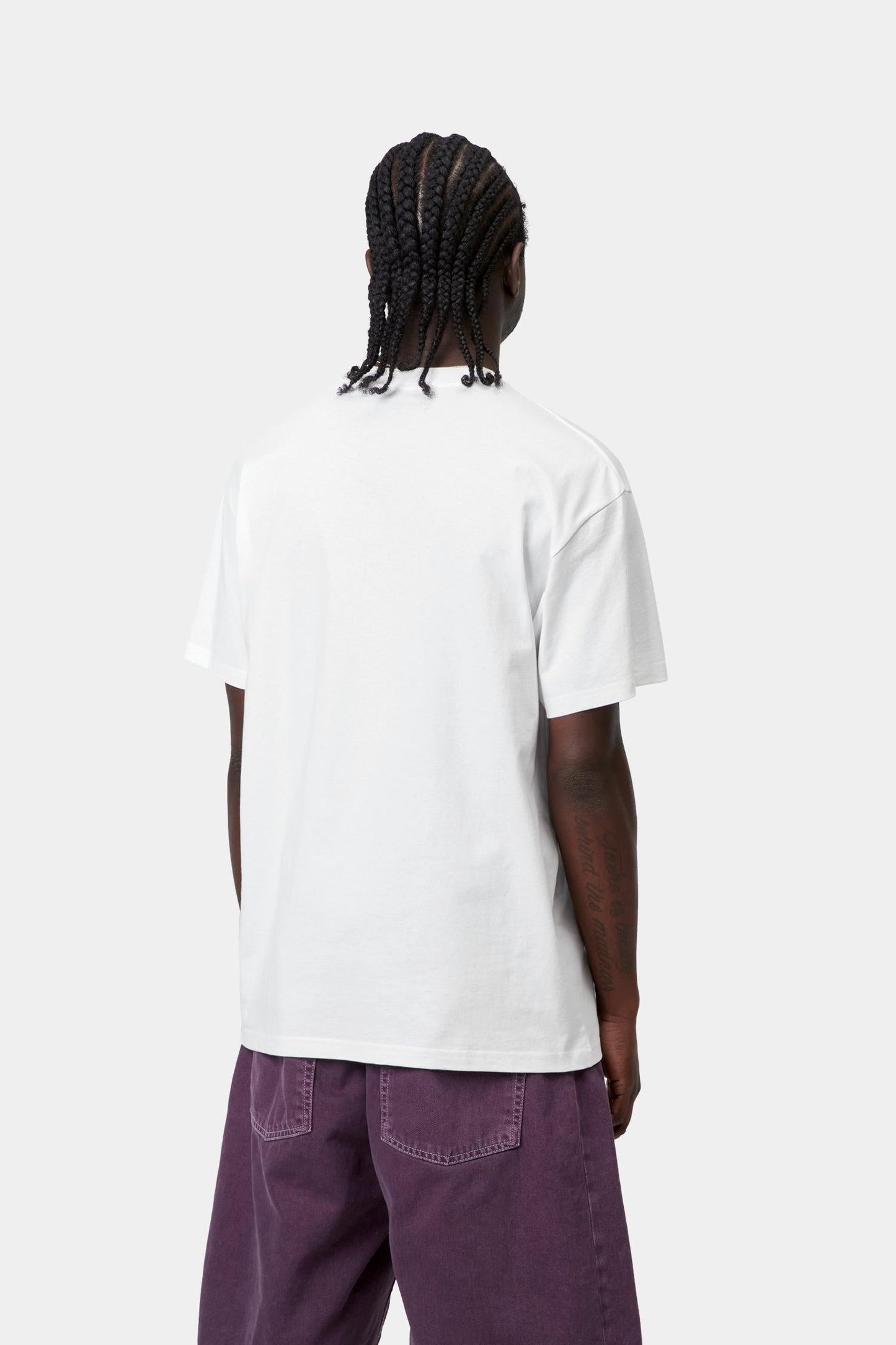 Longhand Pocket T-Shirt White / Black