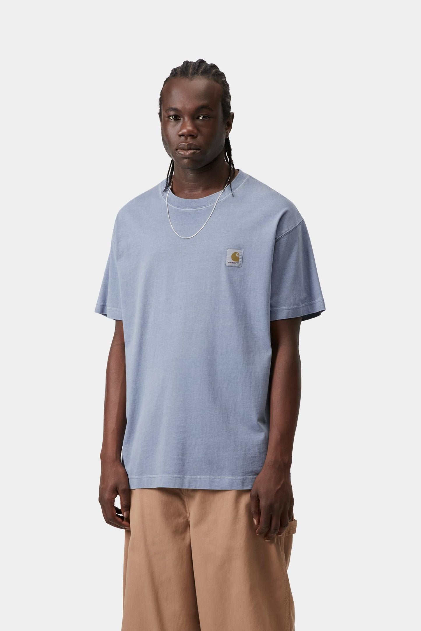 Nelson T-Shirt Gentle Blue (Garment Dyed)