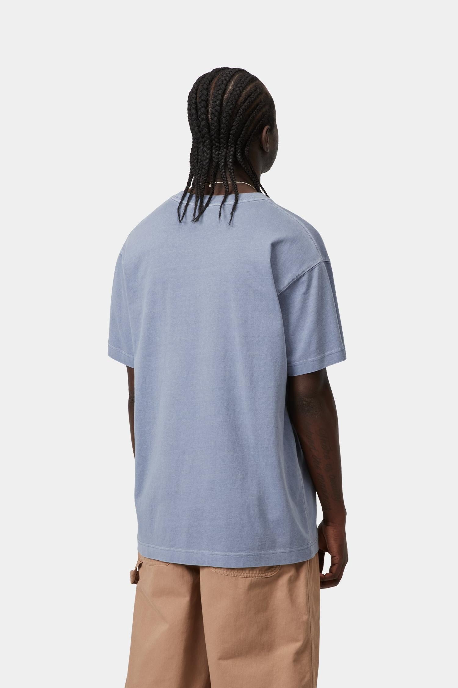Nelson T-Shirt Gentle Blue (Garment Dyed)
